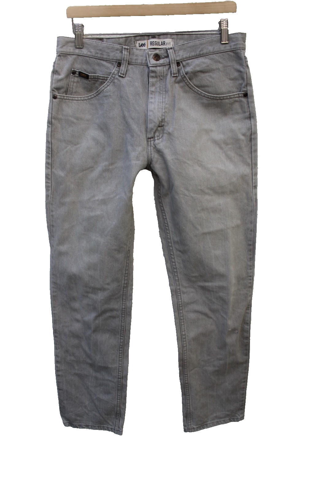 Lee regular fit mens jeans grey size 32/32 W32 L32