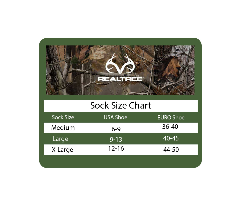 Realtree Men’s Lightweight Seamless Toe Moisture Wicking Liner Socks 2 Pair Pack
