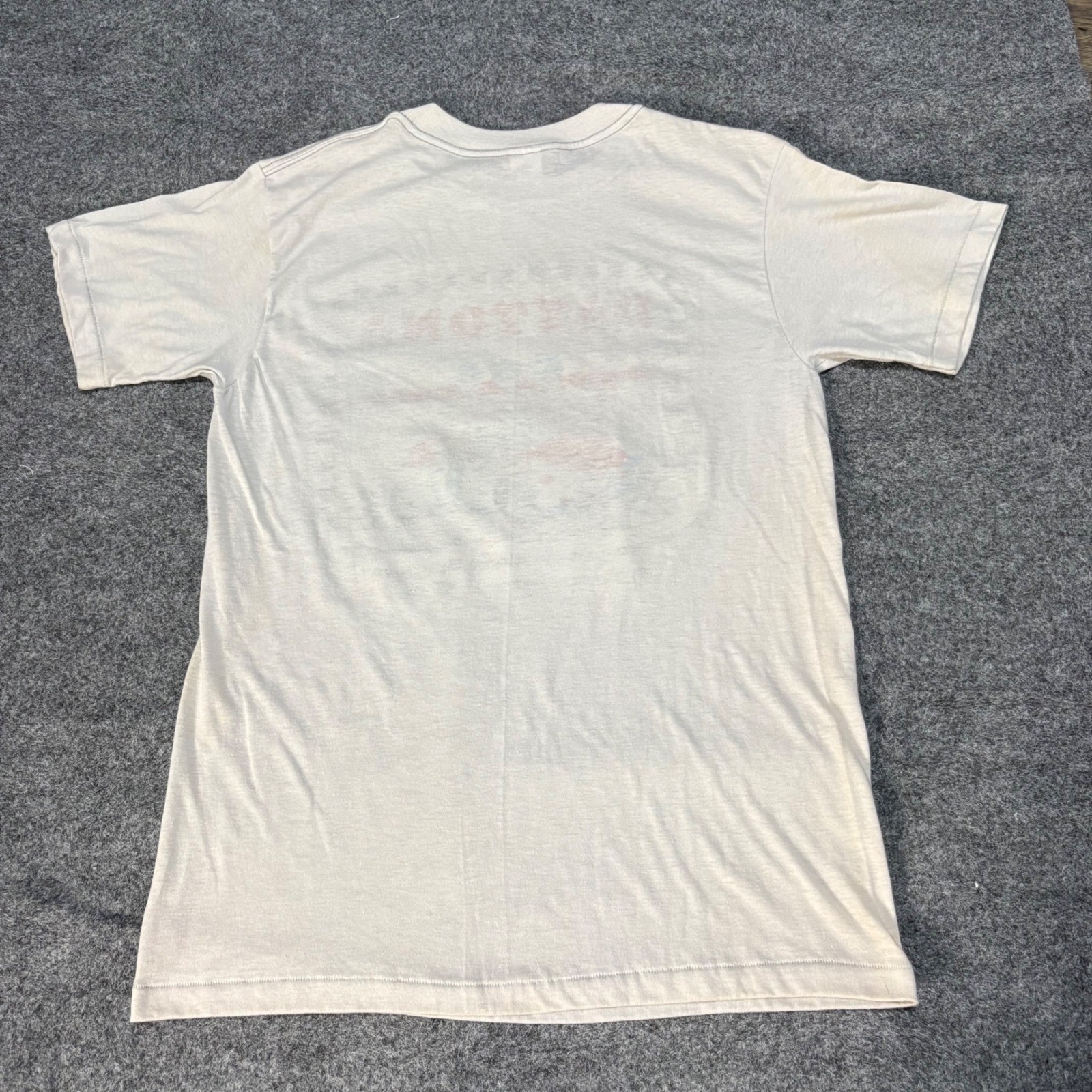 Ched Daytona 500 T-Shirt Mens Large White Good Vintage 1987 Single Stitch Car