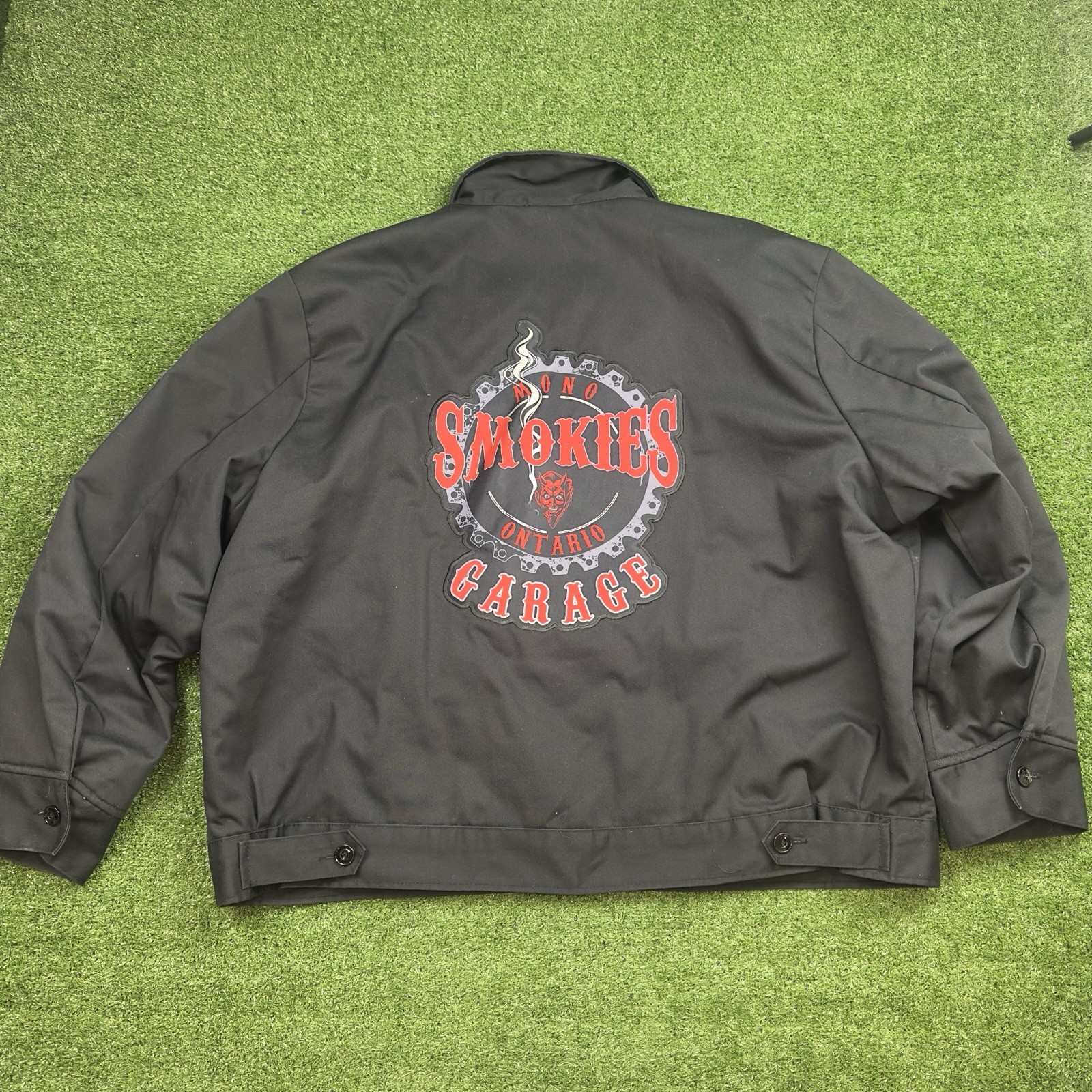 Dickies Eisenhower Jacket Black Men’s 3XL Smokies Garage Custom Devil