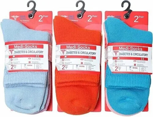 Wholesale Bulk Women’s Diabetic Ankle Sock Health Circulatory Cushion Cotton