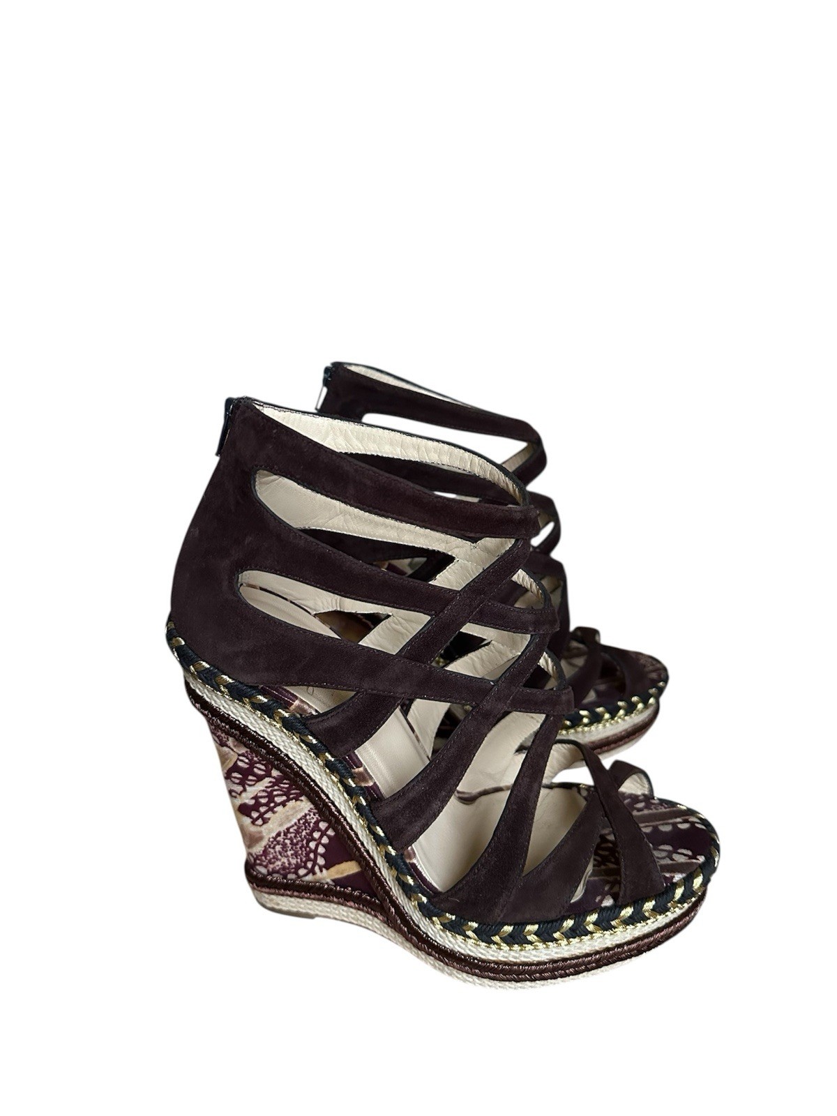 Christian Louboutin Tosca espadrilles wedges RETAIL 995