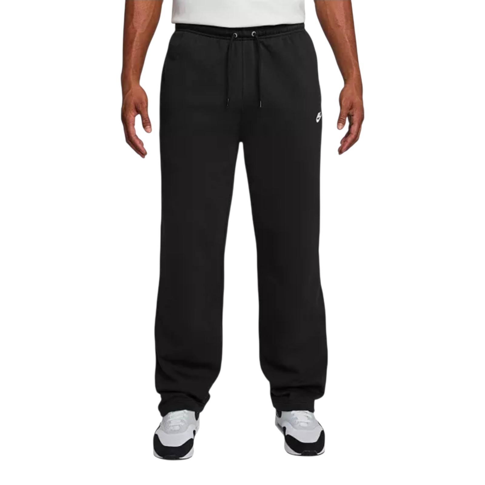 Nike Sportswear Club Fleece Black Open-Hem Pants FN3730 010 Men’s Size 2XL XXL