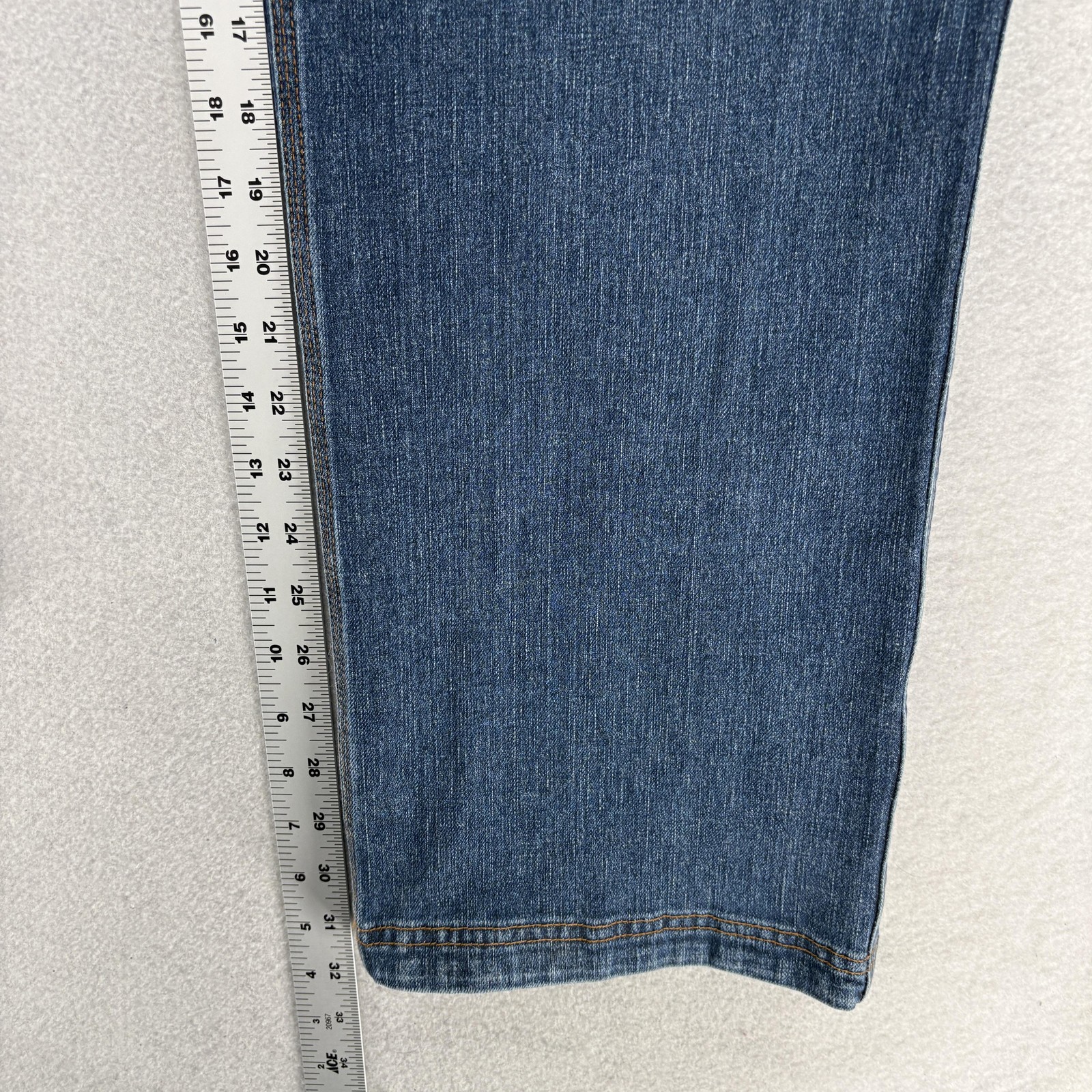 Duluth Flex Ballroom Jeans Mens 40×32 Blue Medium Wash Relaxed Straight Denim