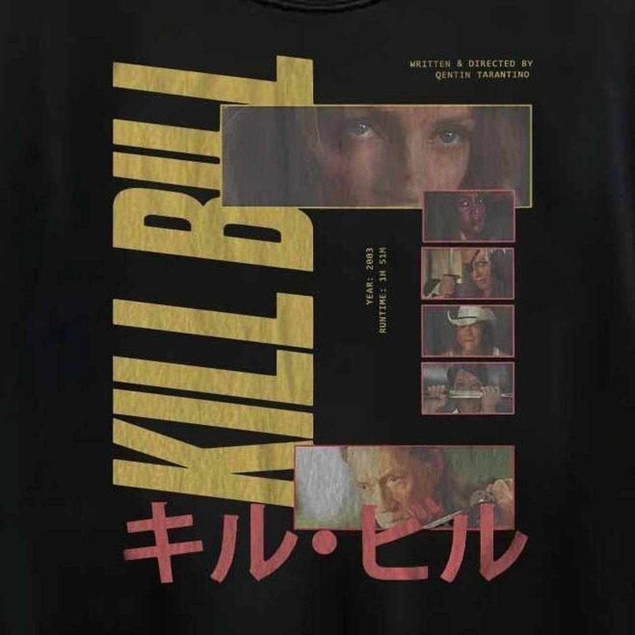 Kill Bill Quentin Tarantino Retro Graphic Unisex T-Shirt S-5XL