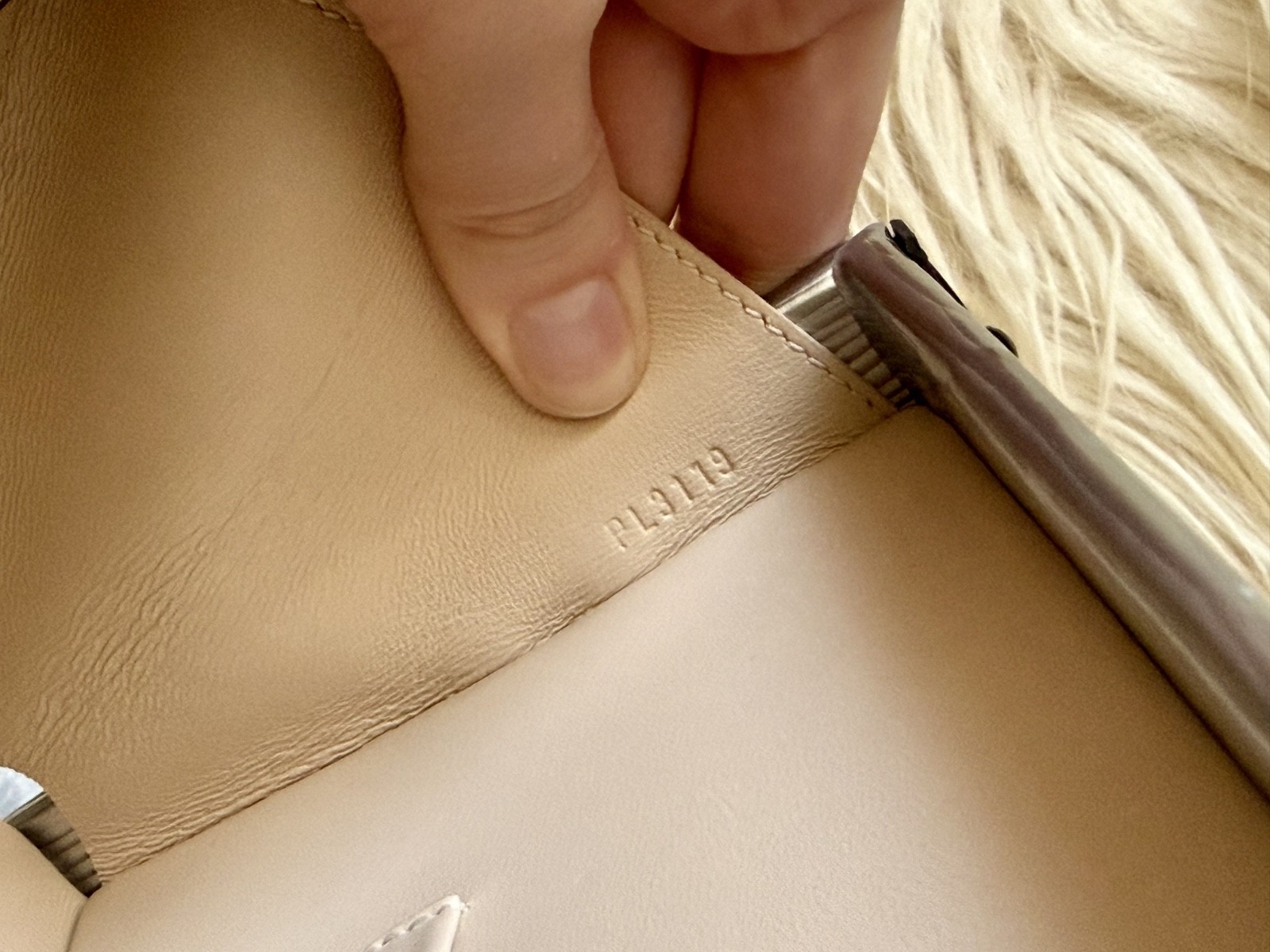 Louis Vuitton Petite Malle Epi Silver Leather Trunk Shoulder Crossbody Bag