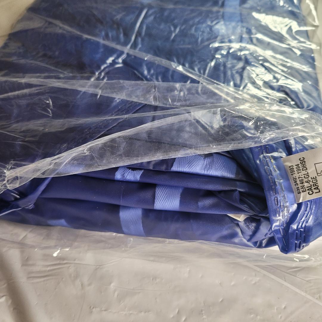 CPP Ansell 56-904 Large WASHABLE Chemical Splash Resistant PVC Apron Coat PPE