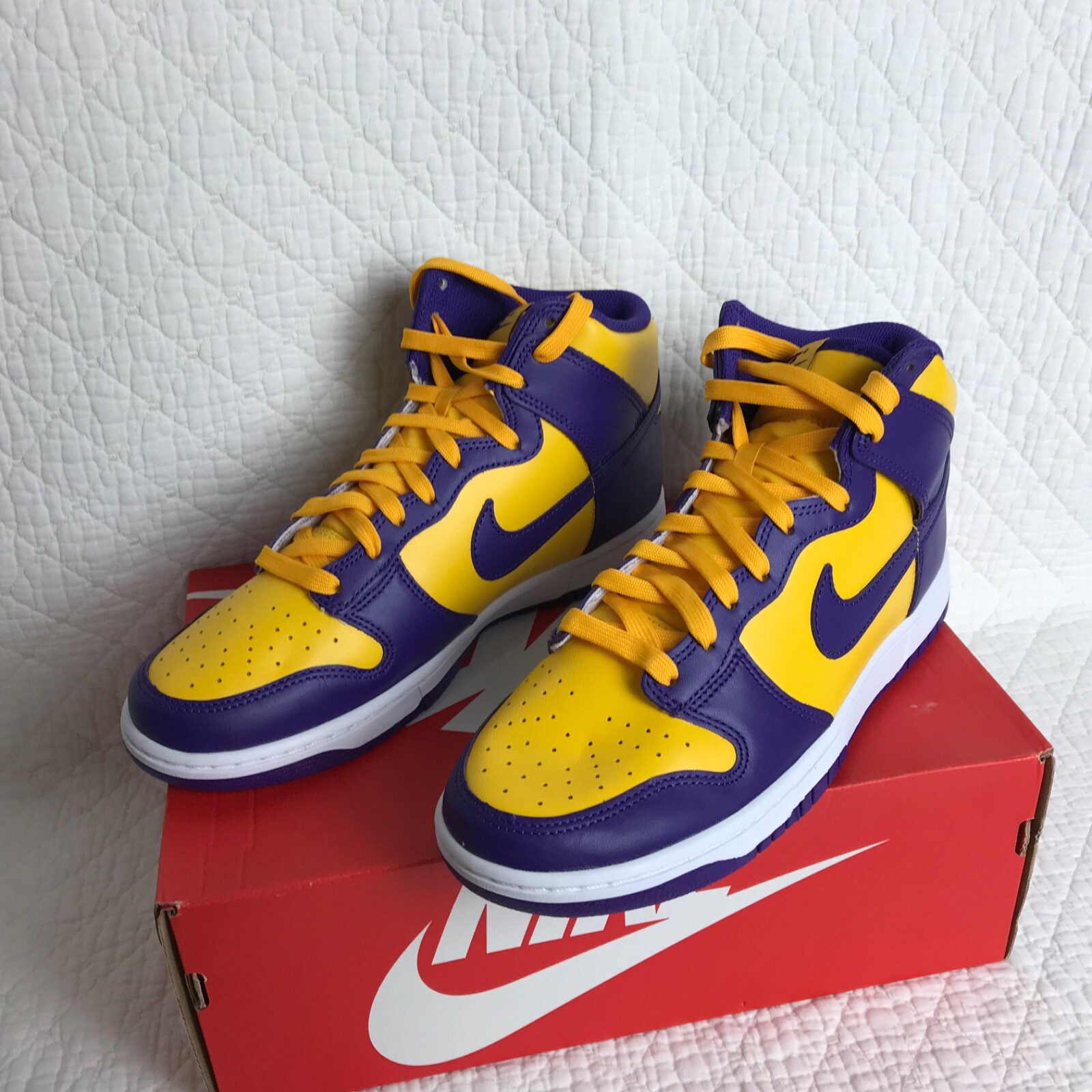 Nike Dunk High Retro Shoes Men’s SZ 9.5 Court Purple DD1399-500 NWB