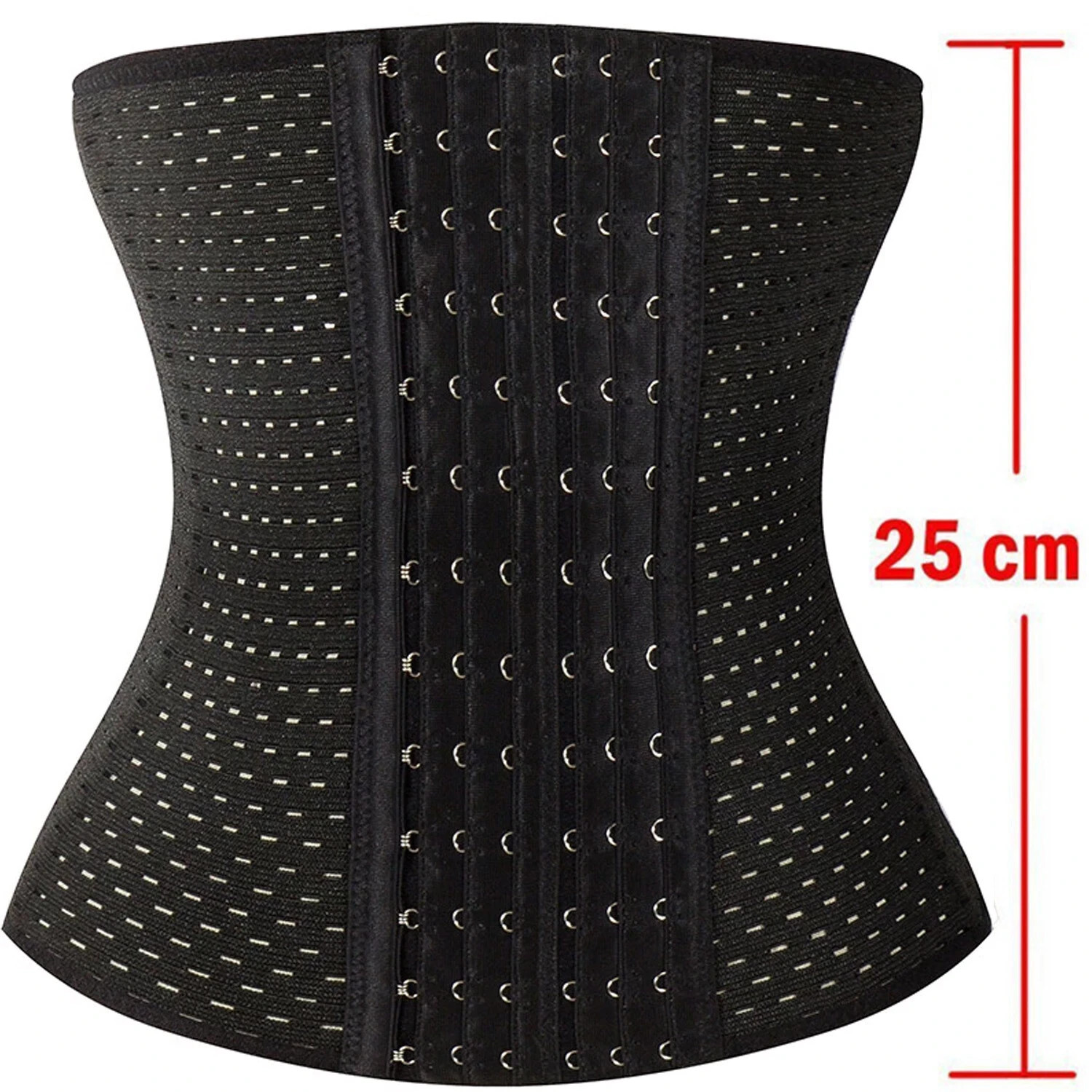 Waist Trainer Corset Shapewear Waist Cincher Hook & Eye Breathable