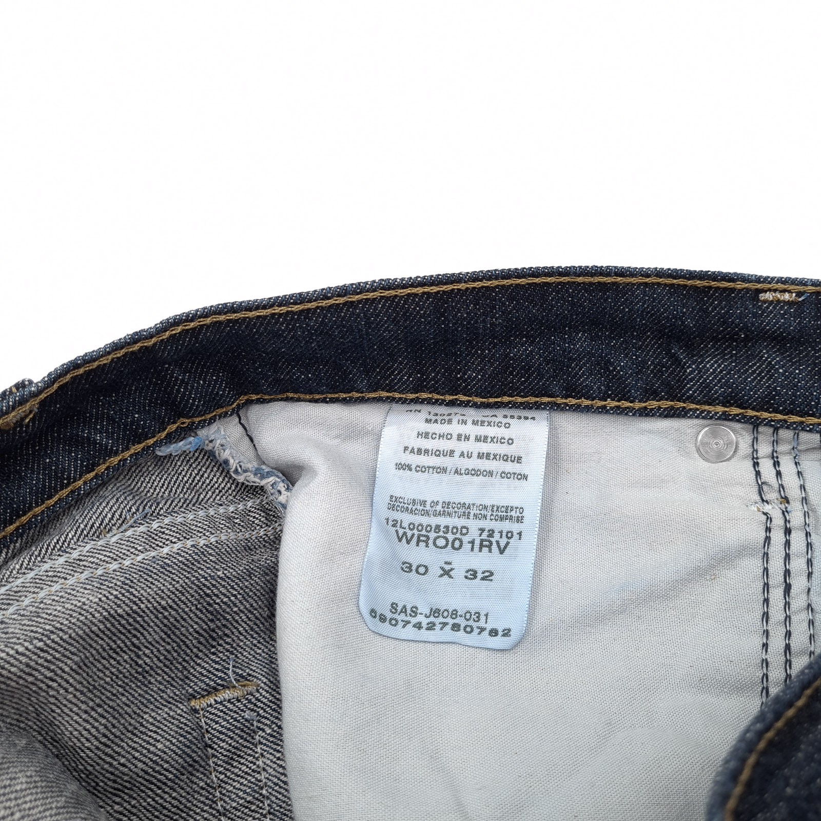 Wrangler Jeans Relaxed Fit Men Straight Qw6 Size W30 L32