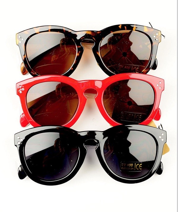 LUX Vintage Aviator Baby Cat Eye Round Keyhole Women Fashion Sunglasses 6133