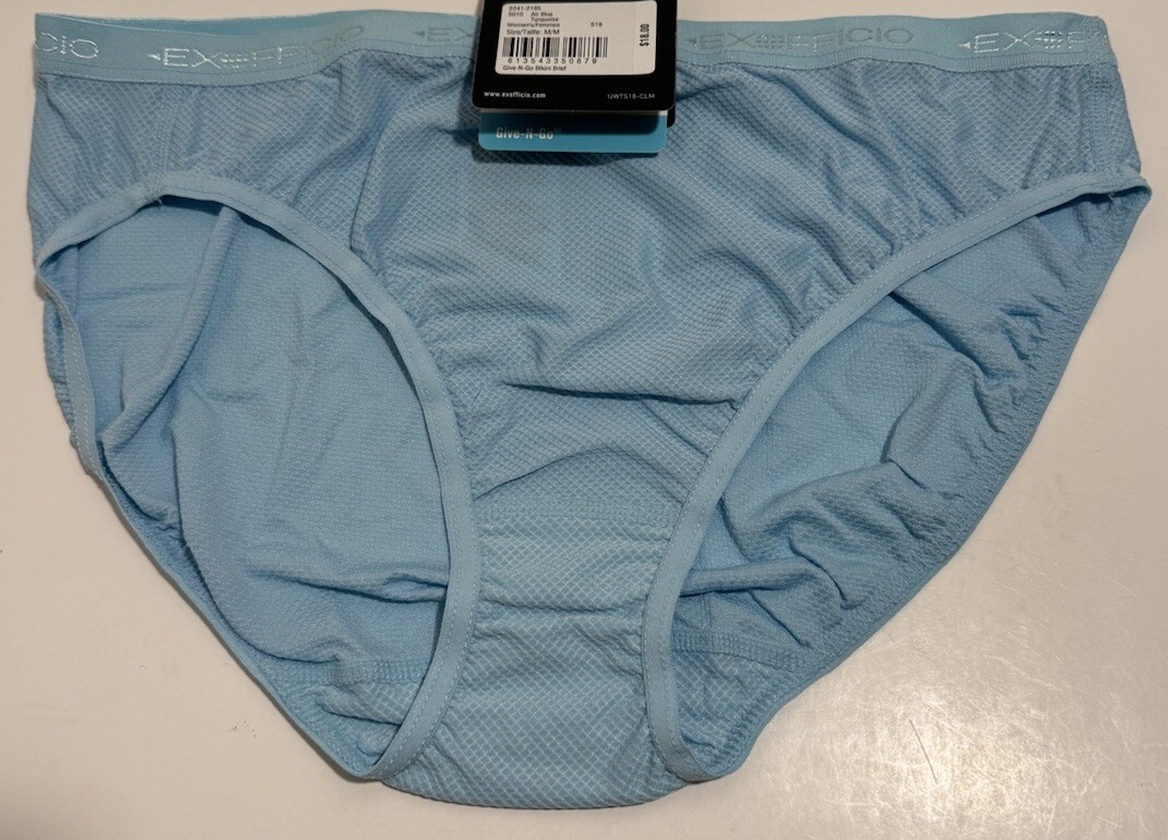 3 Pair ExOfficio Give-N-Go BIKINI BRIEF Woman Travel Mesh Pantie XS/S/M/L/2XL
