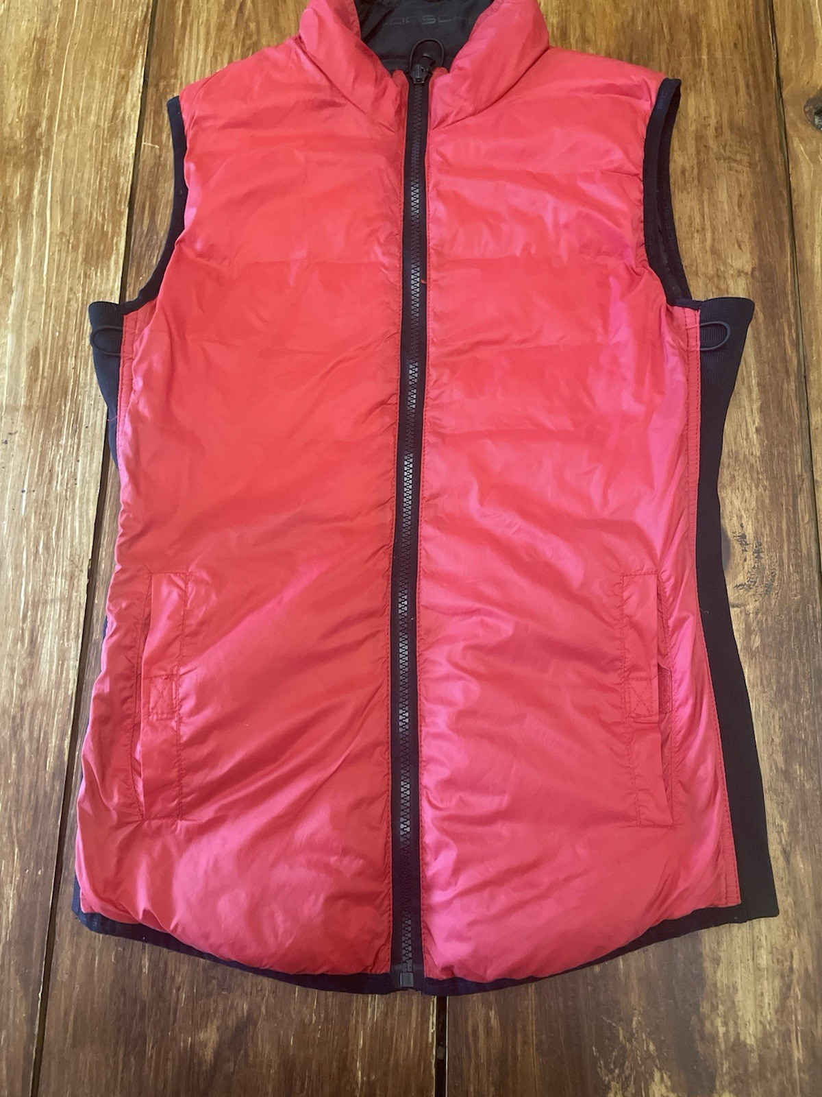 Porsche Driver’s Selection Puffer Vest Reversible Size Eu: Xs US: Xxs Black/ Red