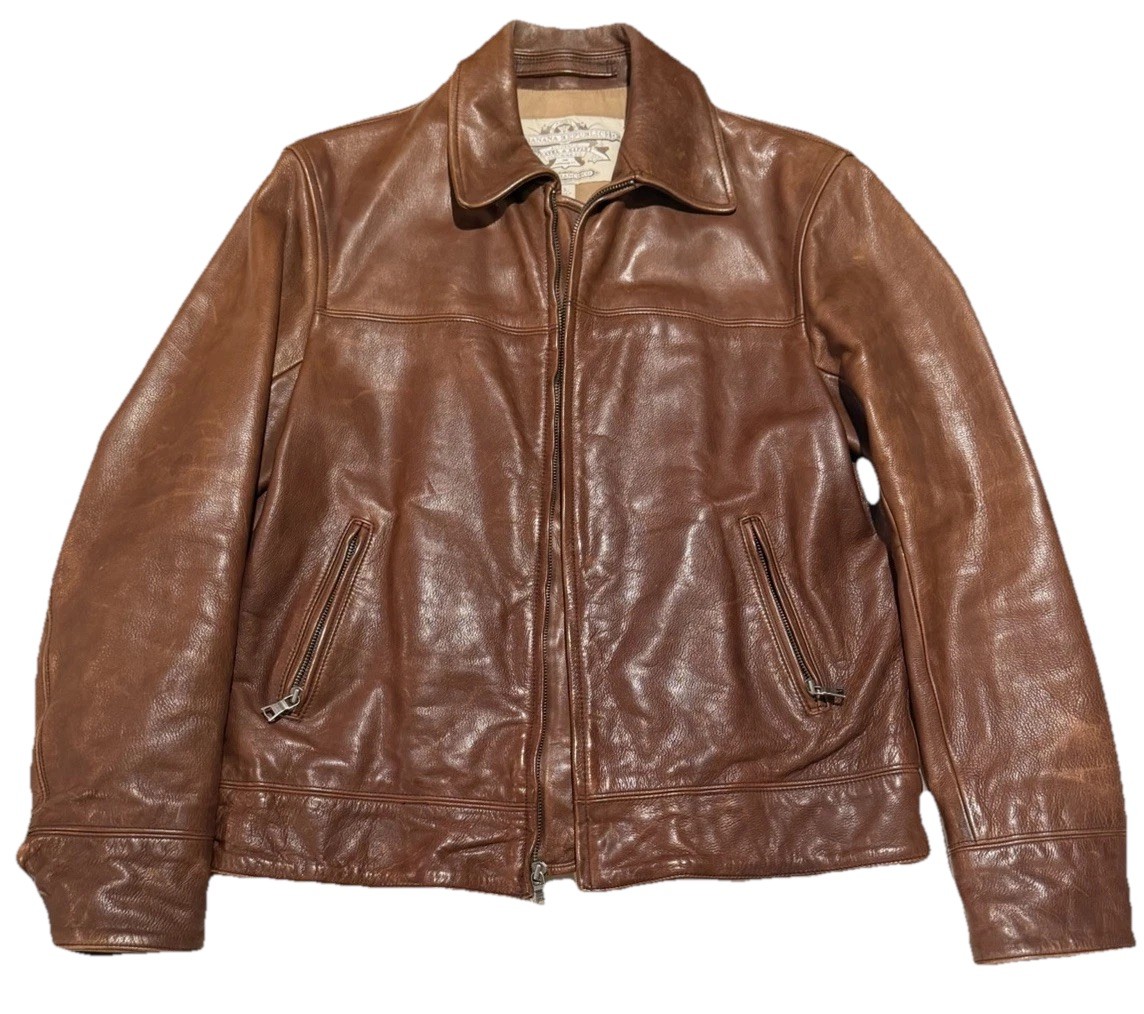 Live Free or Die Hard John McClane Bruce Willis Leather Jacket S Accurate