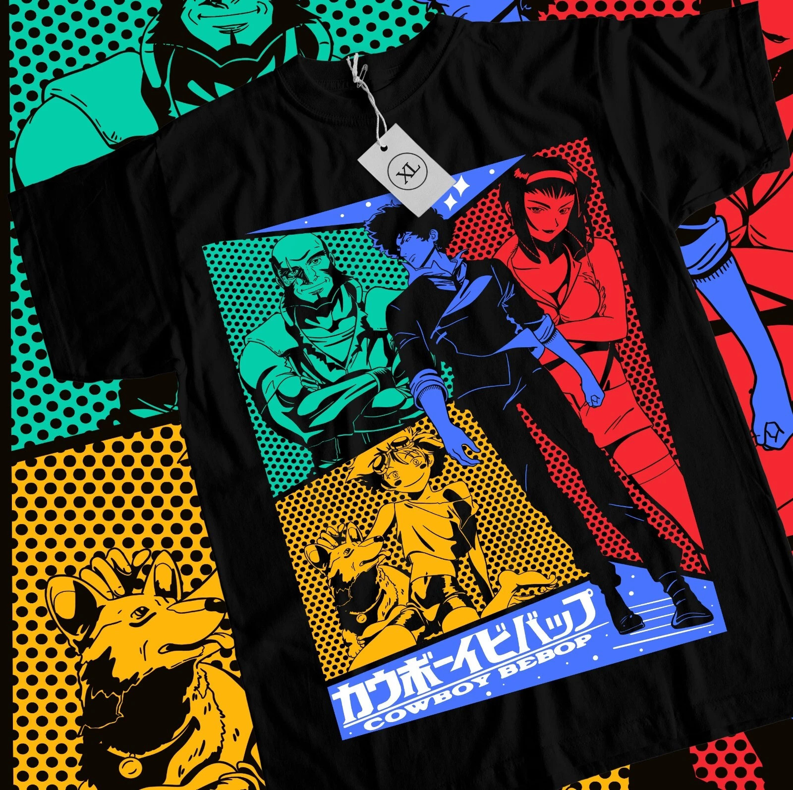Anime Cowboy Bebop Spike Waifu Cartoon T-Shirt V4