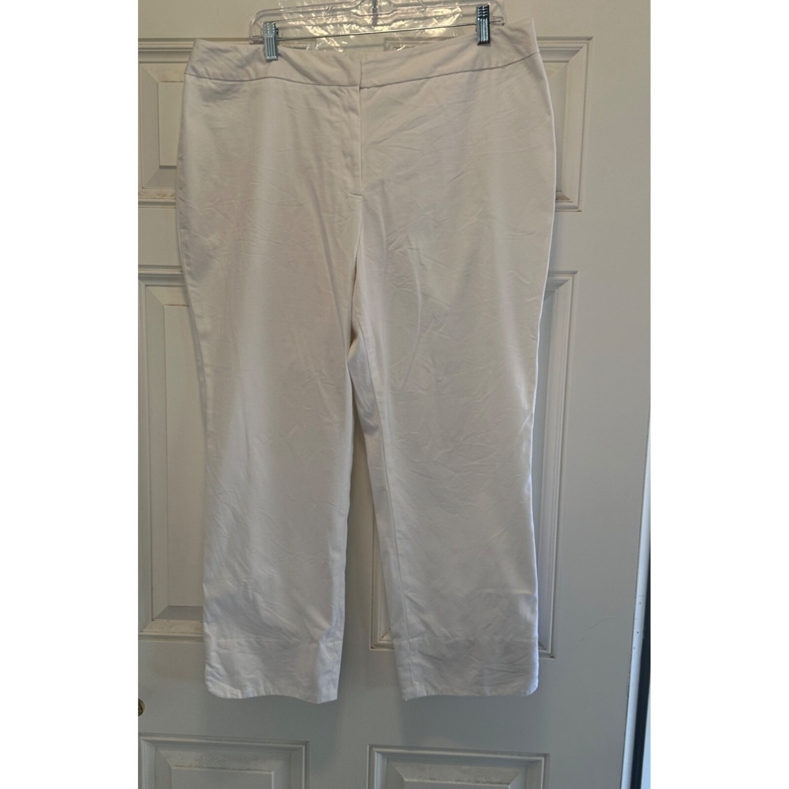 Worthington Stretch Women’s Cotton Nylon Spandex Size 18 White