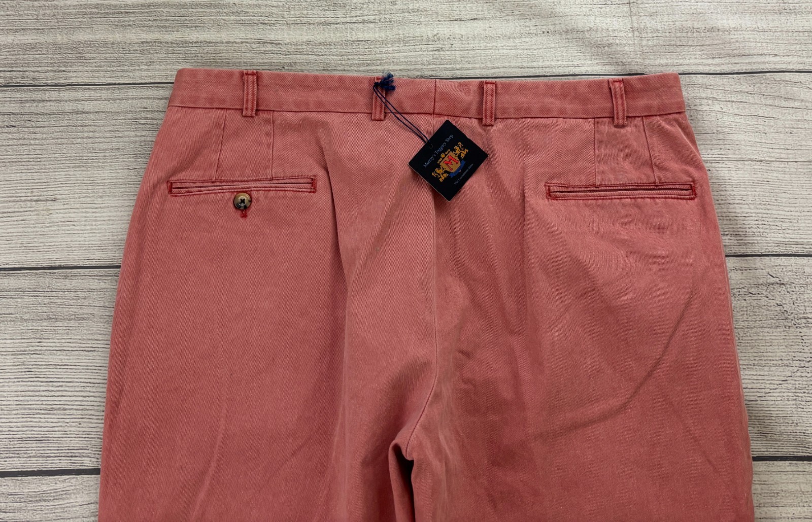MURRAY’S TOGGERY SHOP NWT Mens 38 Unhemmed Nantucket Reds Collection Chino Pants