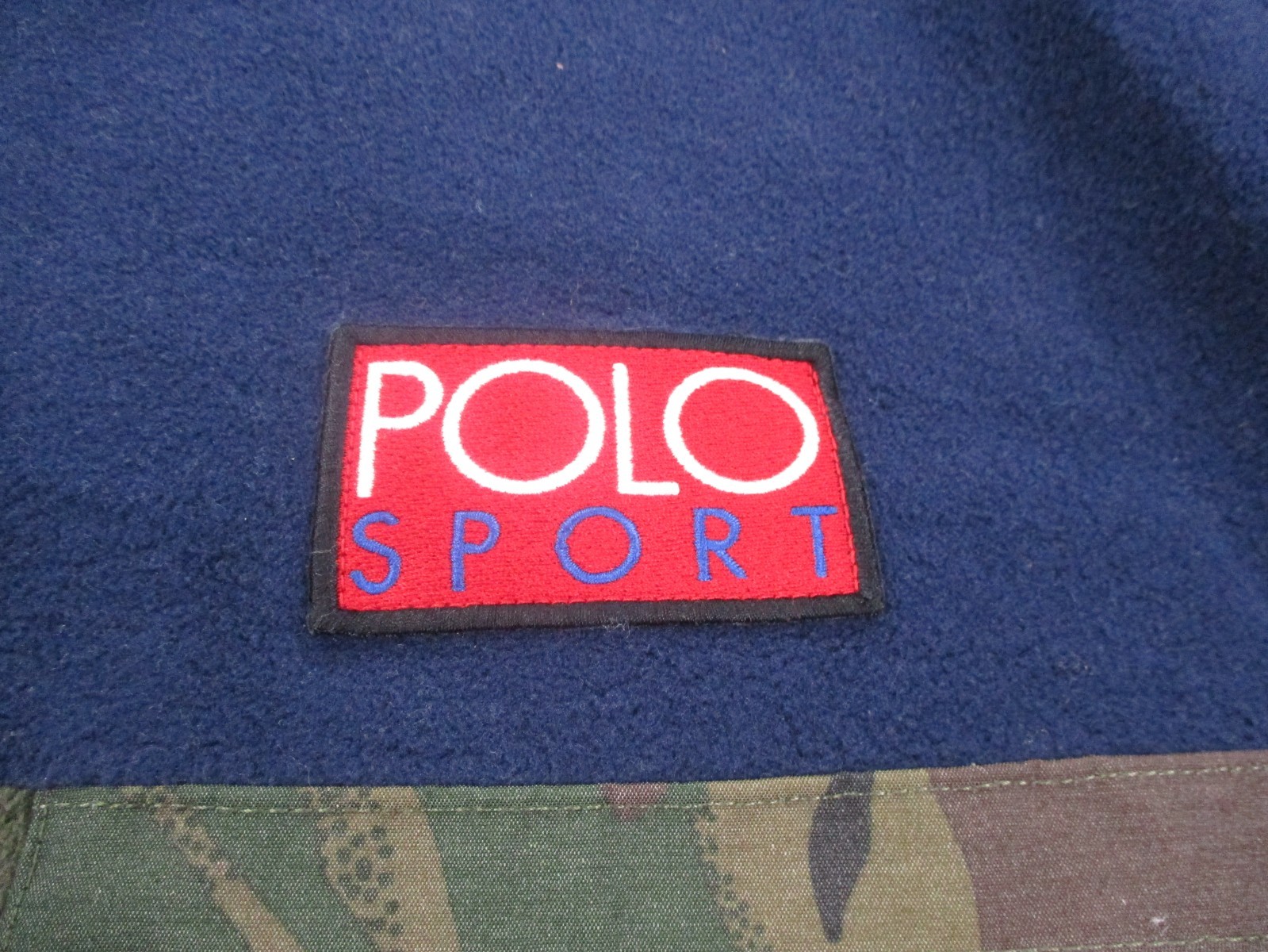 Polo Ralph Lauren Jacket Men 3XB Flag Fleece Camo Pony Logo Pullover RLPC67
