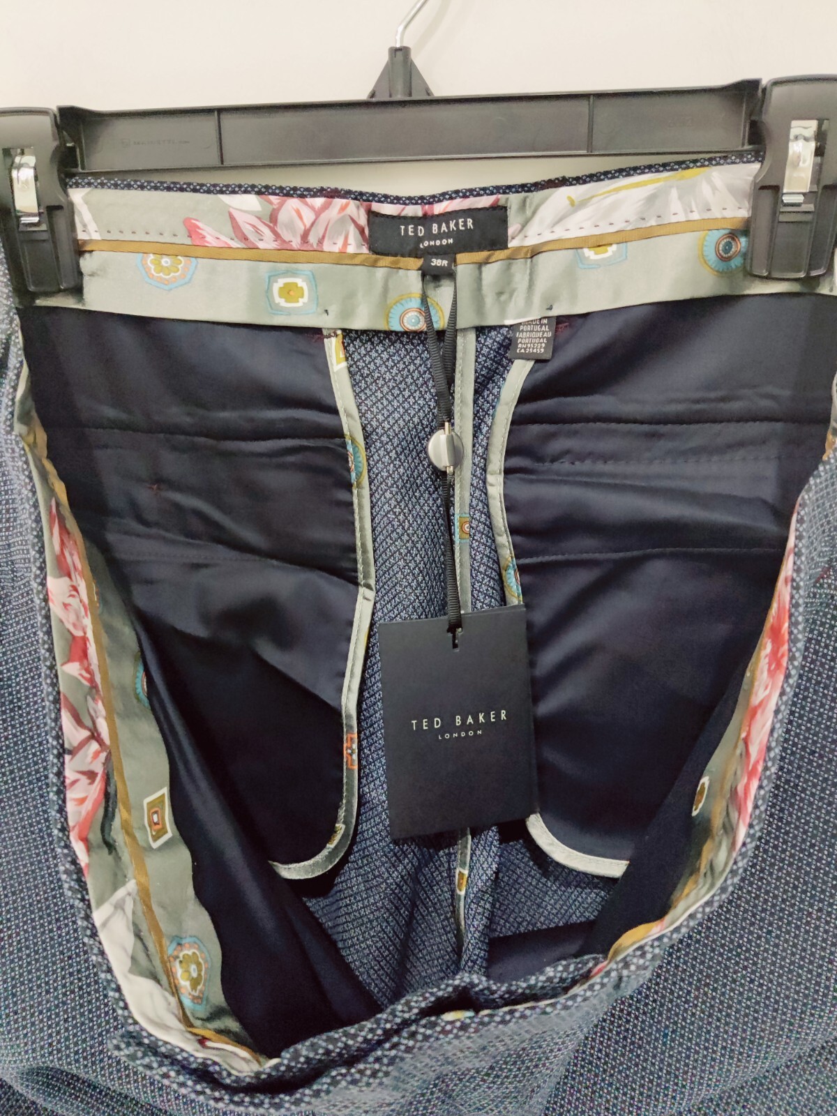 NWT Ted Baker London Men Semi Plain Trouser MUMTRO Pant Blue Size 28 $220 II300