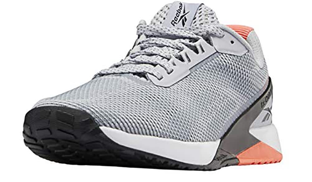 Reebok Womens Nano X1 Cross Trainer Sneakers Cold Grey/Black/Orange Flare S42568