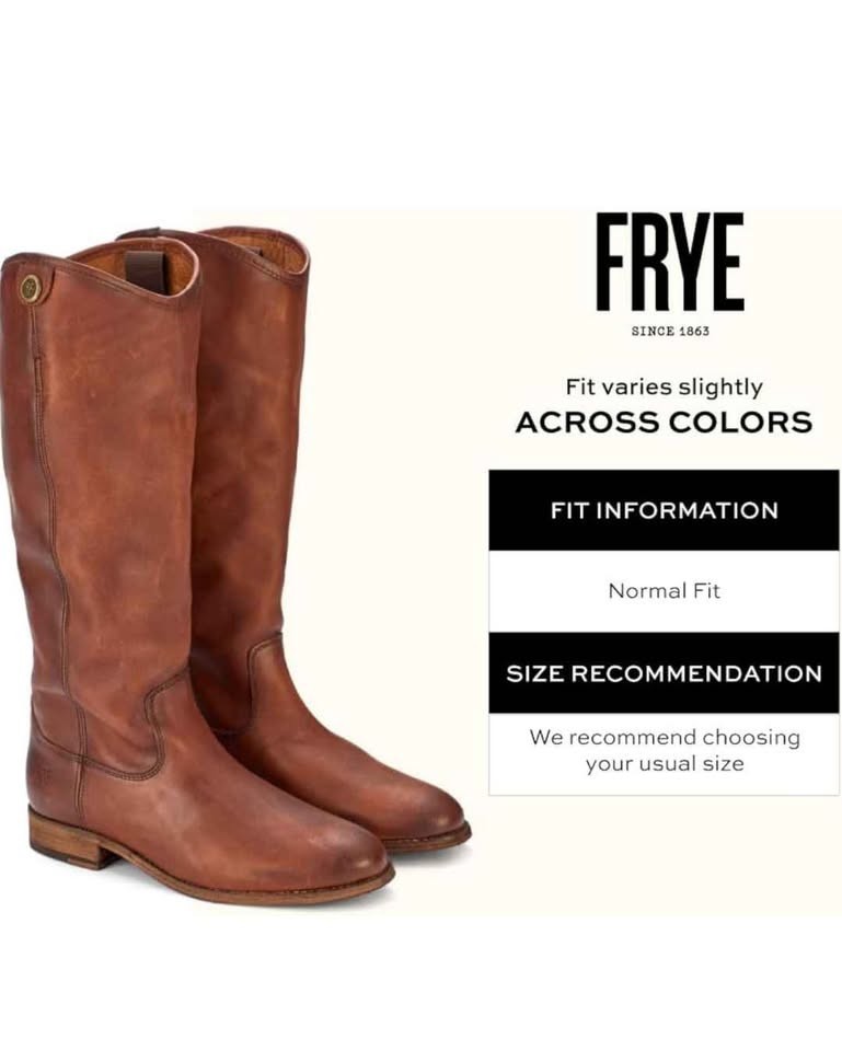 Frye Womens Melissa Riding Boots Size 7.5 Cognac Brown Tall Zip Equestrian NEW