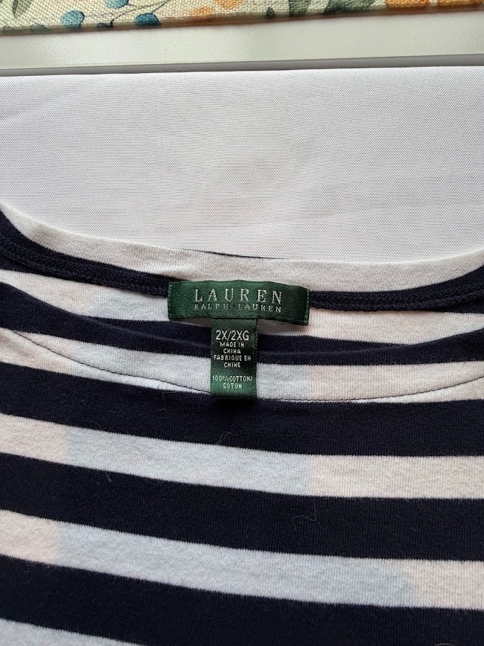 Women’s Preppy Stripped Tunic Perfect for Spring and Summer – Size 2X