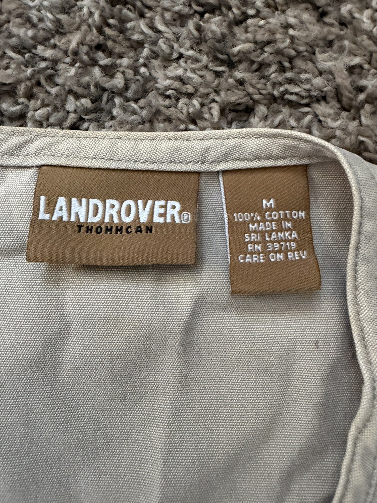 Vintage Landrover Fishing Utility Tactical Vest Mens Medium Made in Sri Lanka