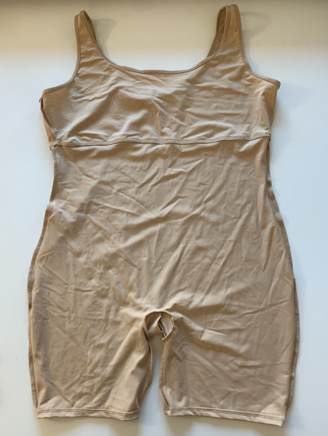 NEW! InstantFigure Sz 2X Firm Control Shaping Mid-Thigh Tank Bodysuit WB40061