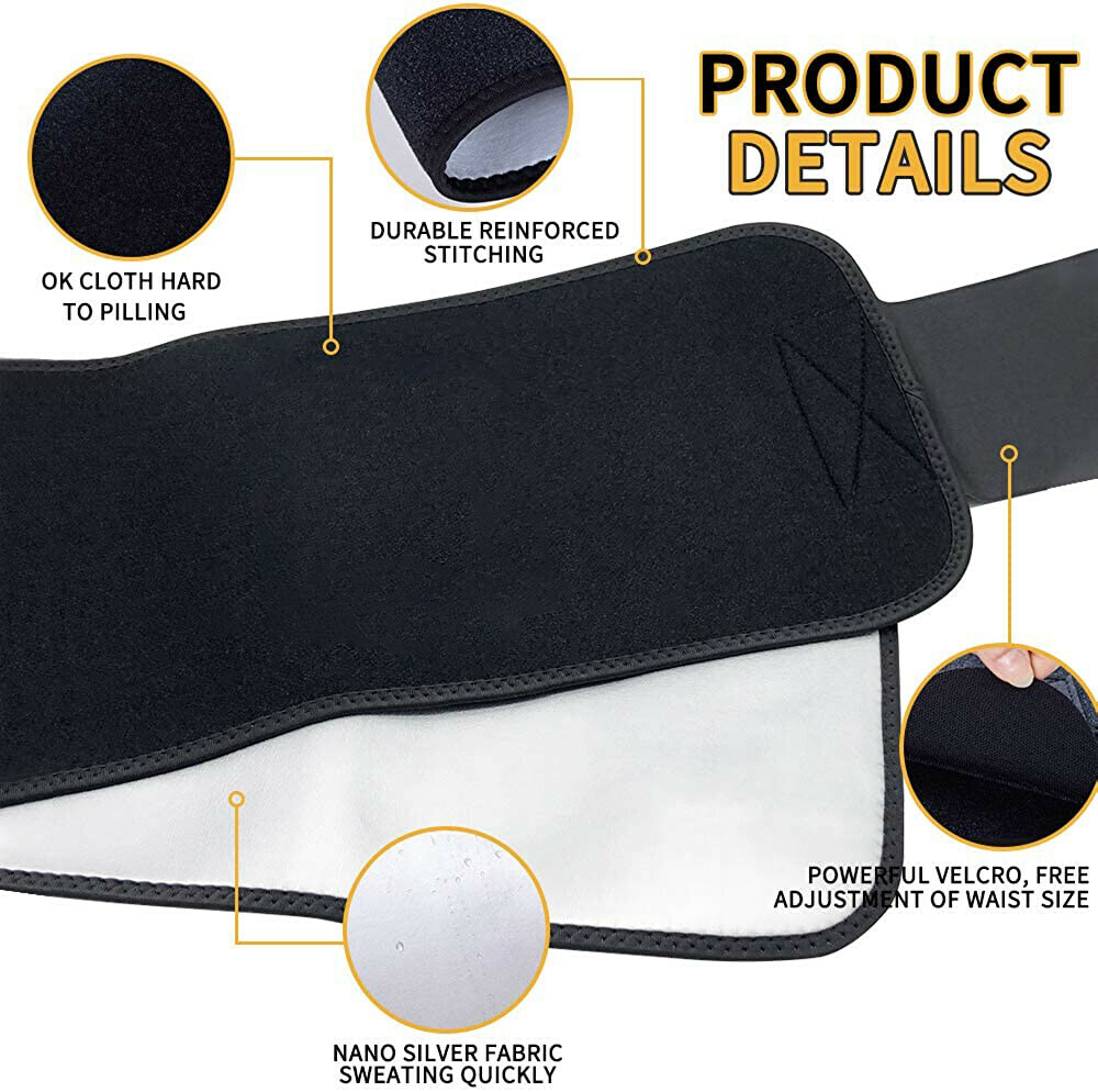 Waist Trimmer for Women & Mens Waist Trainer Sweat Belt Body Shaper Gym Workout