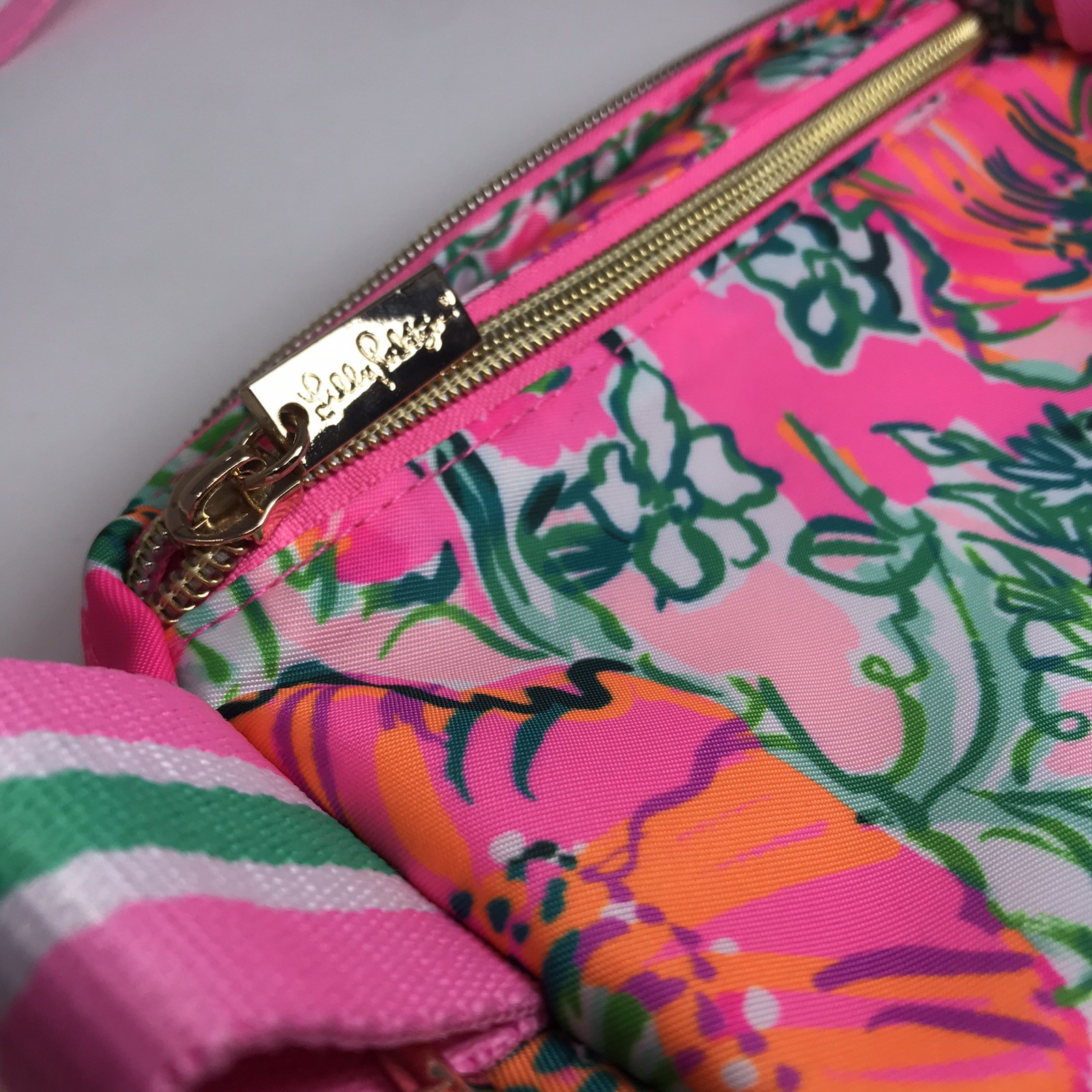 NEW Lilly Pulitzer GWP Belt Bag Soleil Pink Perfect Poppy Fanny Pack Beach Purse