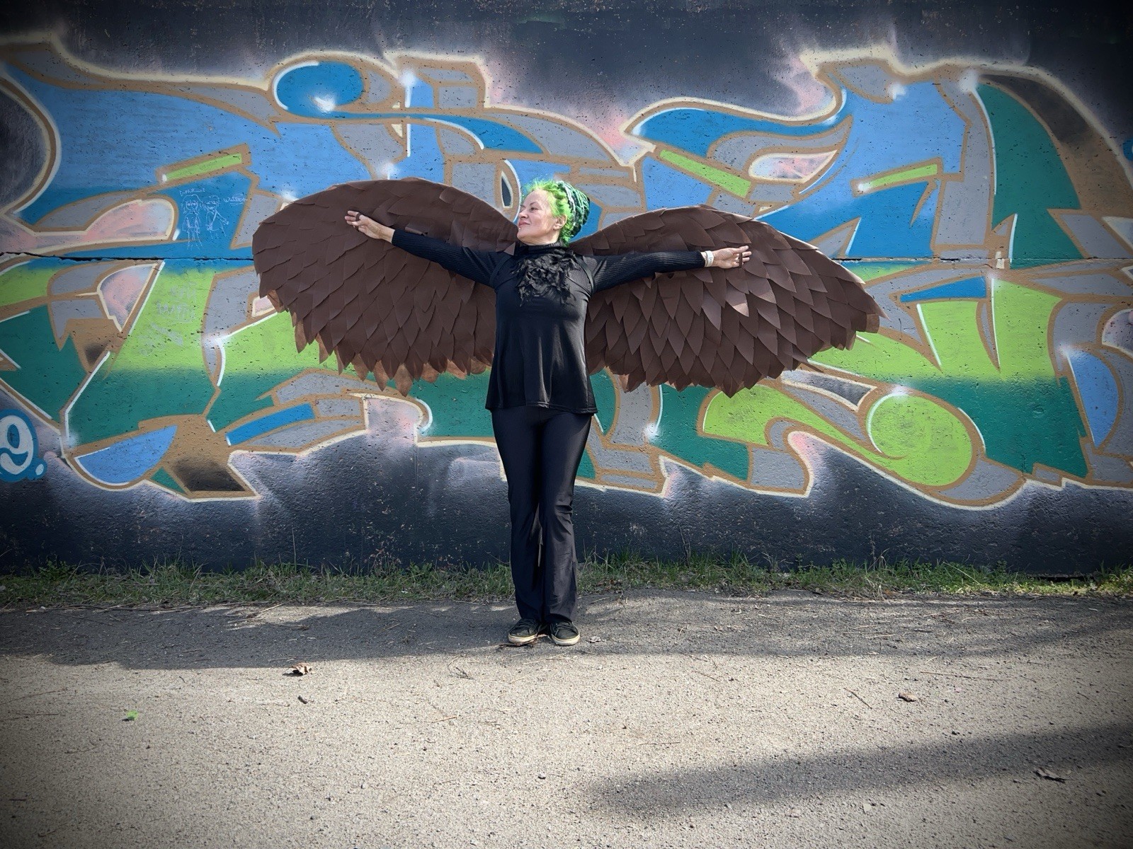 American Bald Eagle Wings Brown Angel Wings Moveable