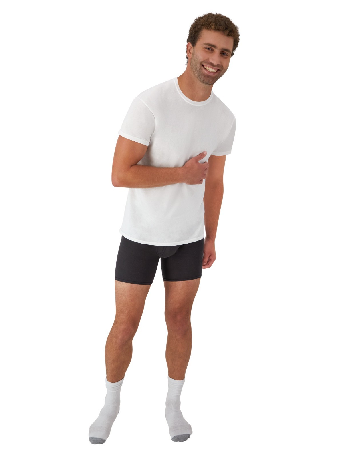 Hanes Men’s Super Value Pack White Crew T-Shirt Undershirts, 10 Pack 2XL