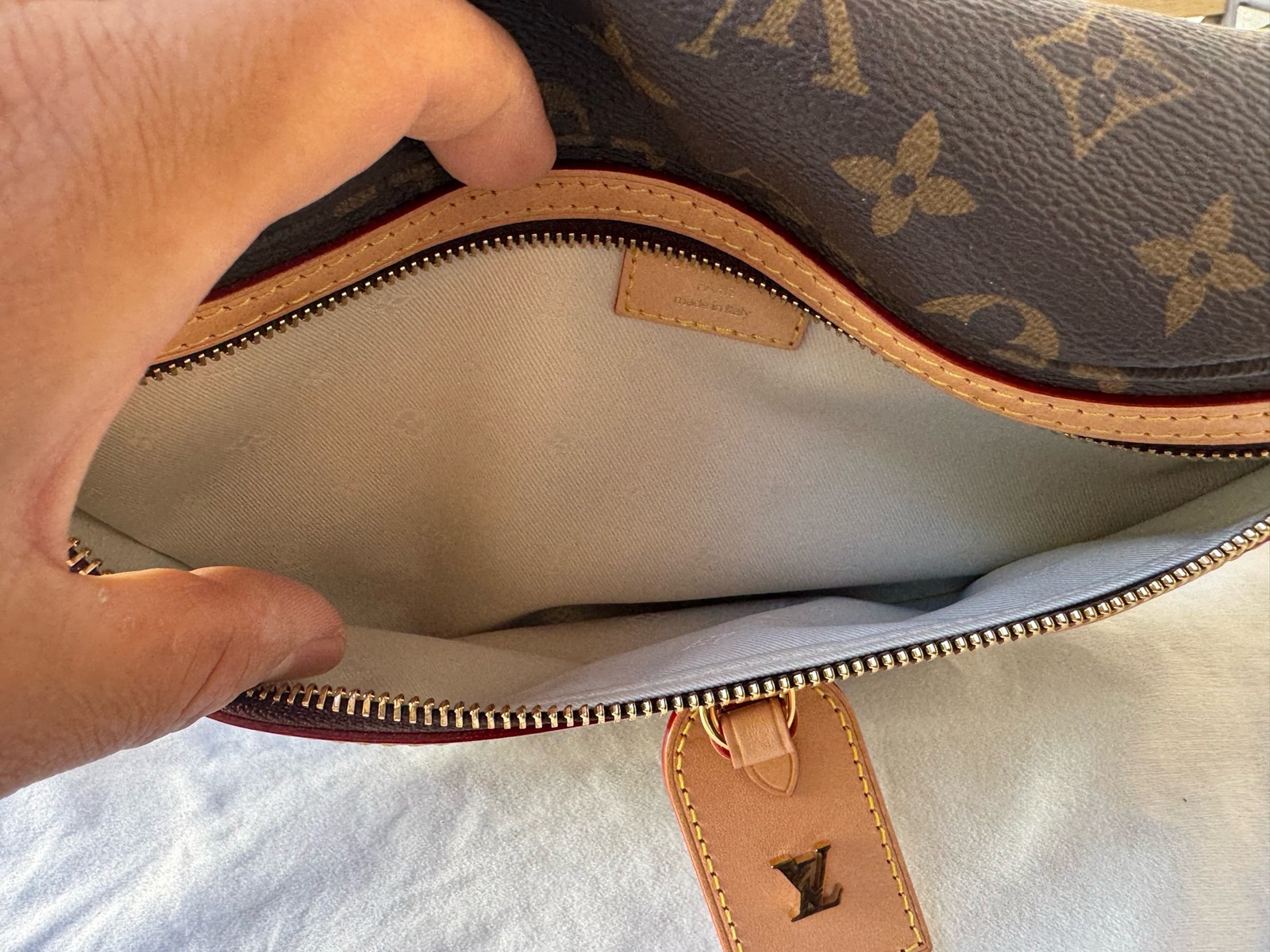 Louis Vuitton High Rise Brown Monogram Canvas Bumbag Waist Shoulder Bag
