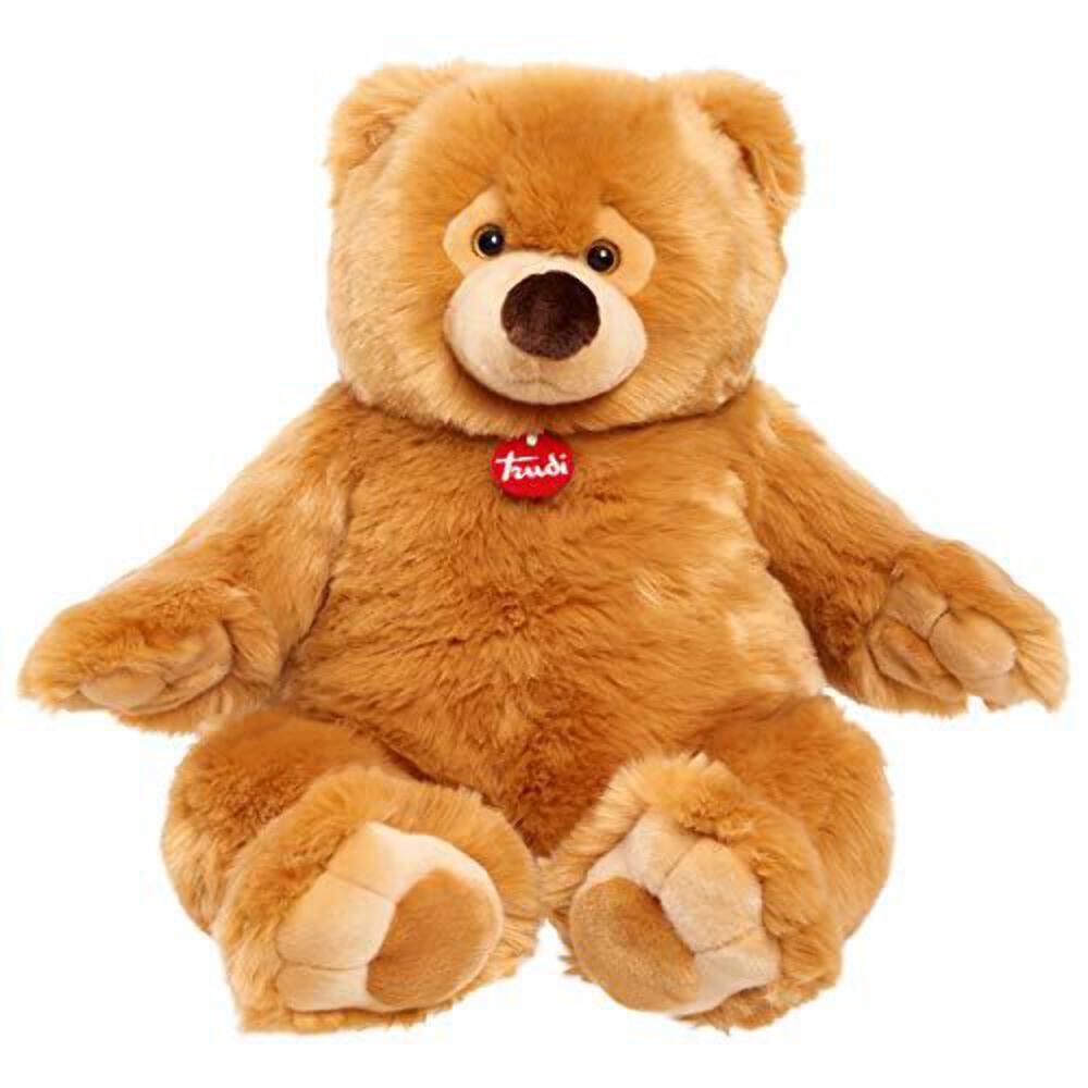 Premium Italian Designed Trudi Ettore Giant Teddy Bear, Big 22-inch Plush, Brown