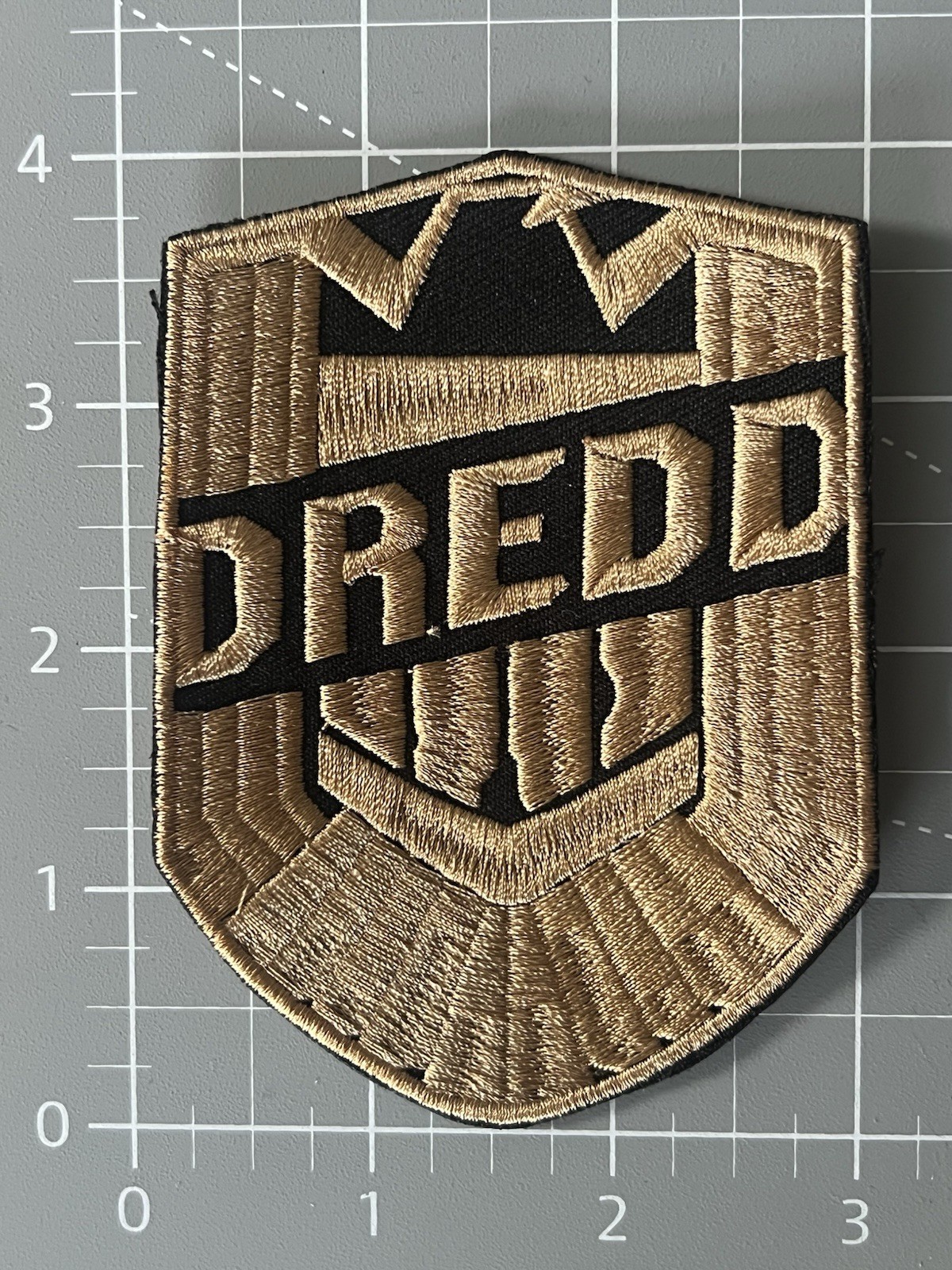 JUDGE DREDD embroidered patch Badge police law military dread security morale
