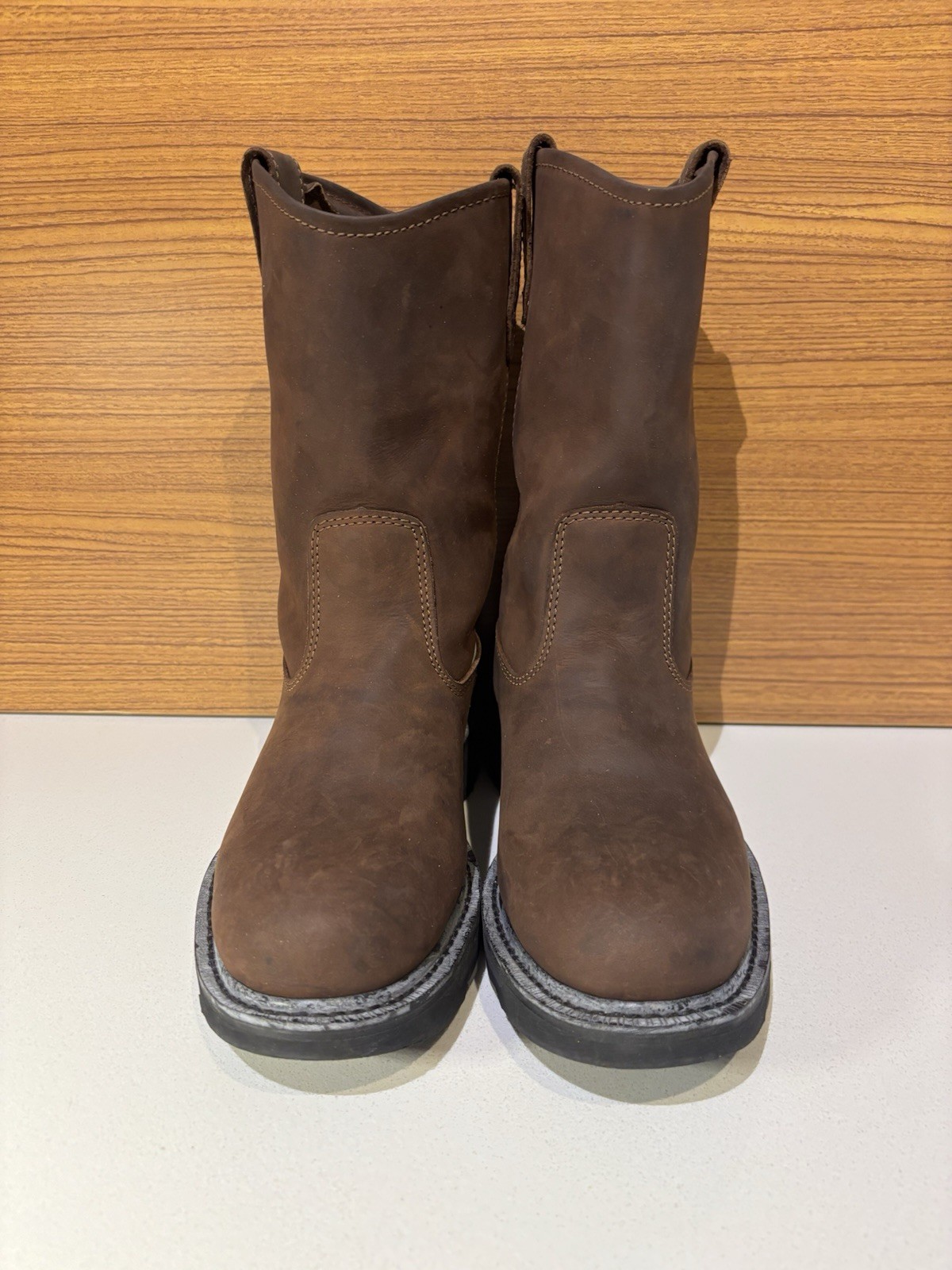 Wolverine W04727 Slip Resistant Brown Nubuck Wellington Boot