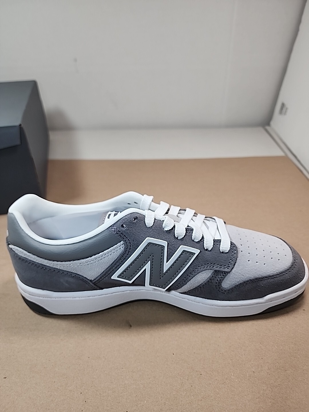 Size 9.5 New Balance 480 Castlerock Raincloud BB480LEC Grey White Unisex Men’s
