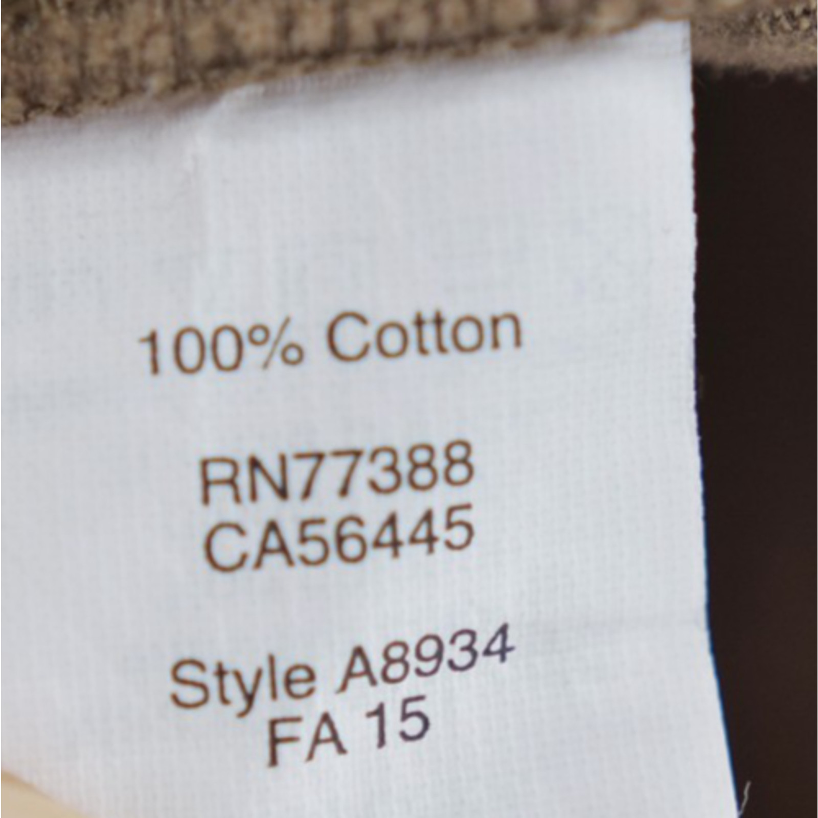 J. Crew The Sutton Corduroy Pants Brown Mens Size 34×34 Straight Fit 100% Cotton
