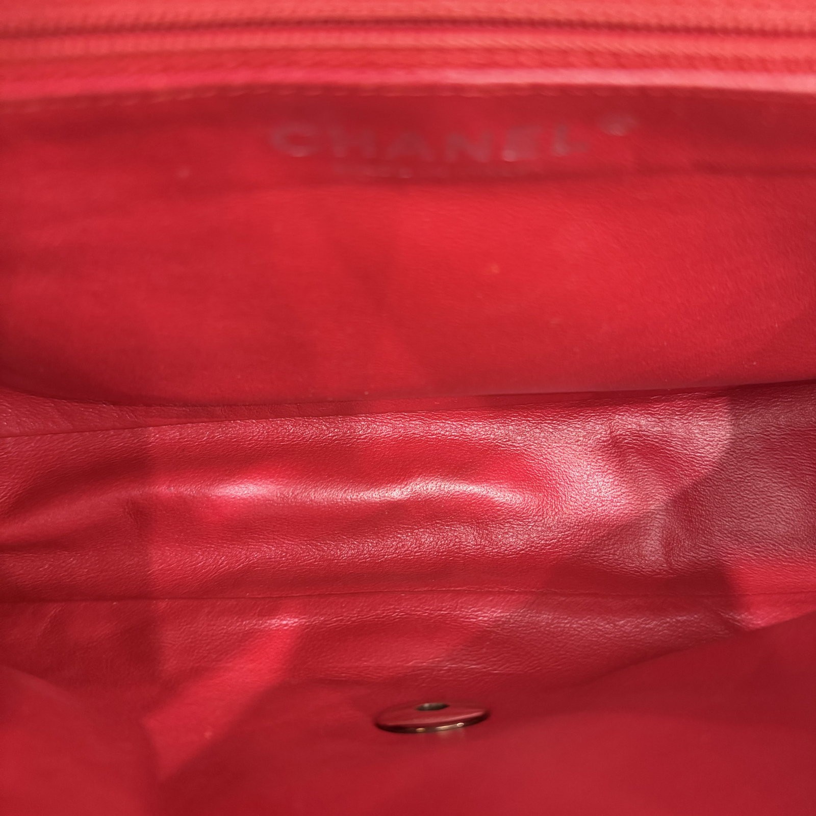 Chanel Medium Single Flap Red Patent Calfskin (hs040926d3)