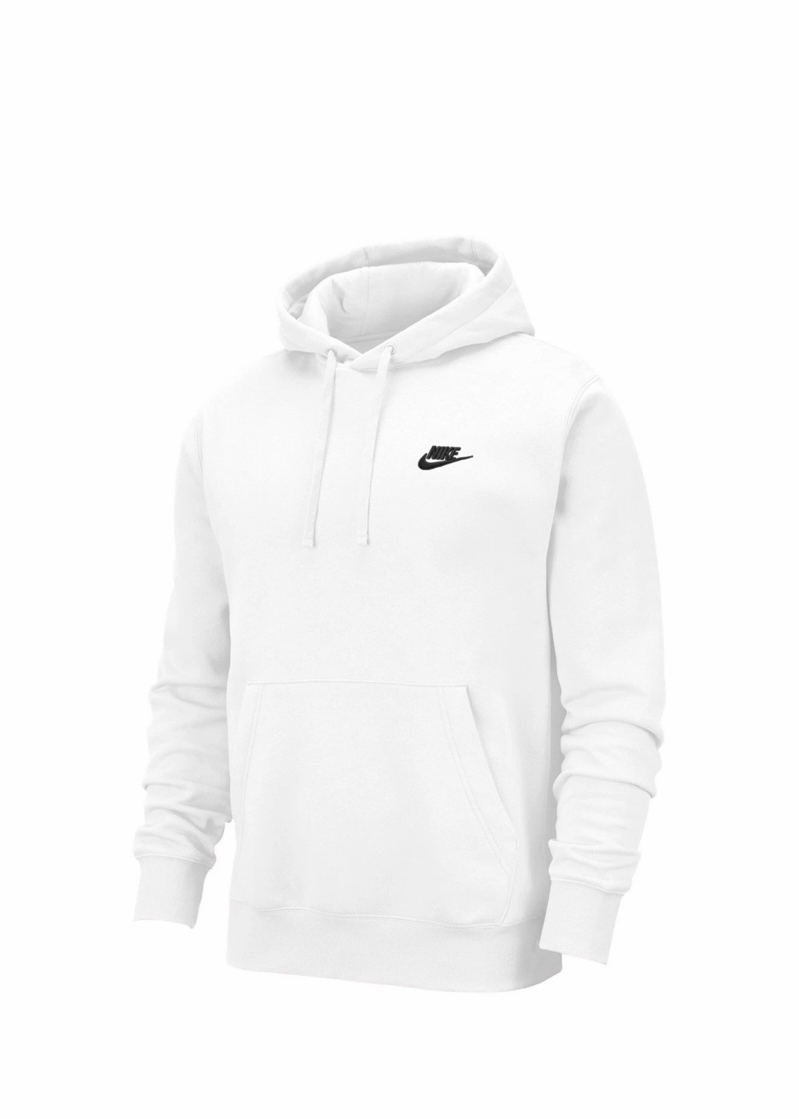 Nike Men’s Sportswear Club Fleece Pullover Hoodie (White) BV2654-100 Size XL