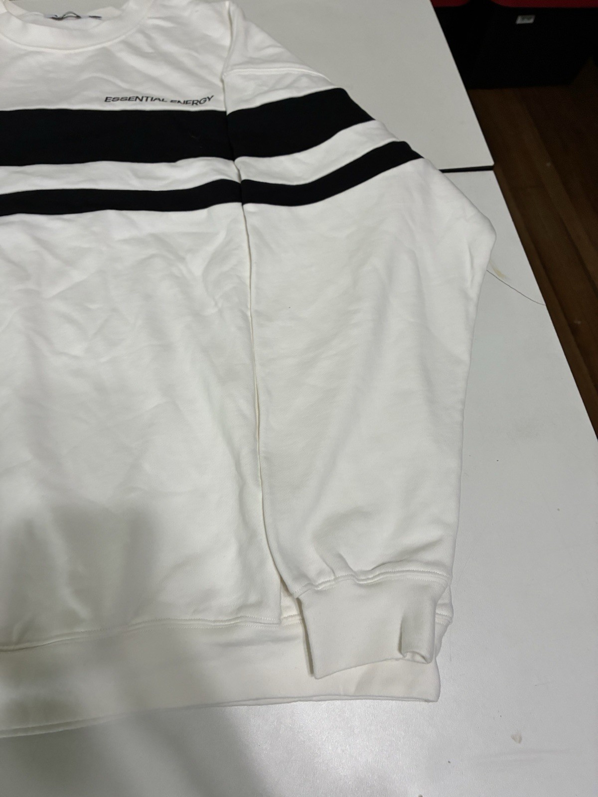 Celsius Energy Sweatshirt Large White Essential Energy Promo Athletic Streetwear