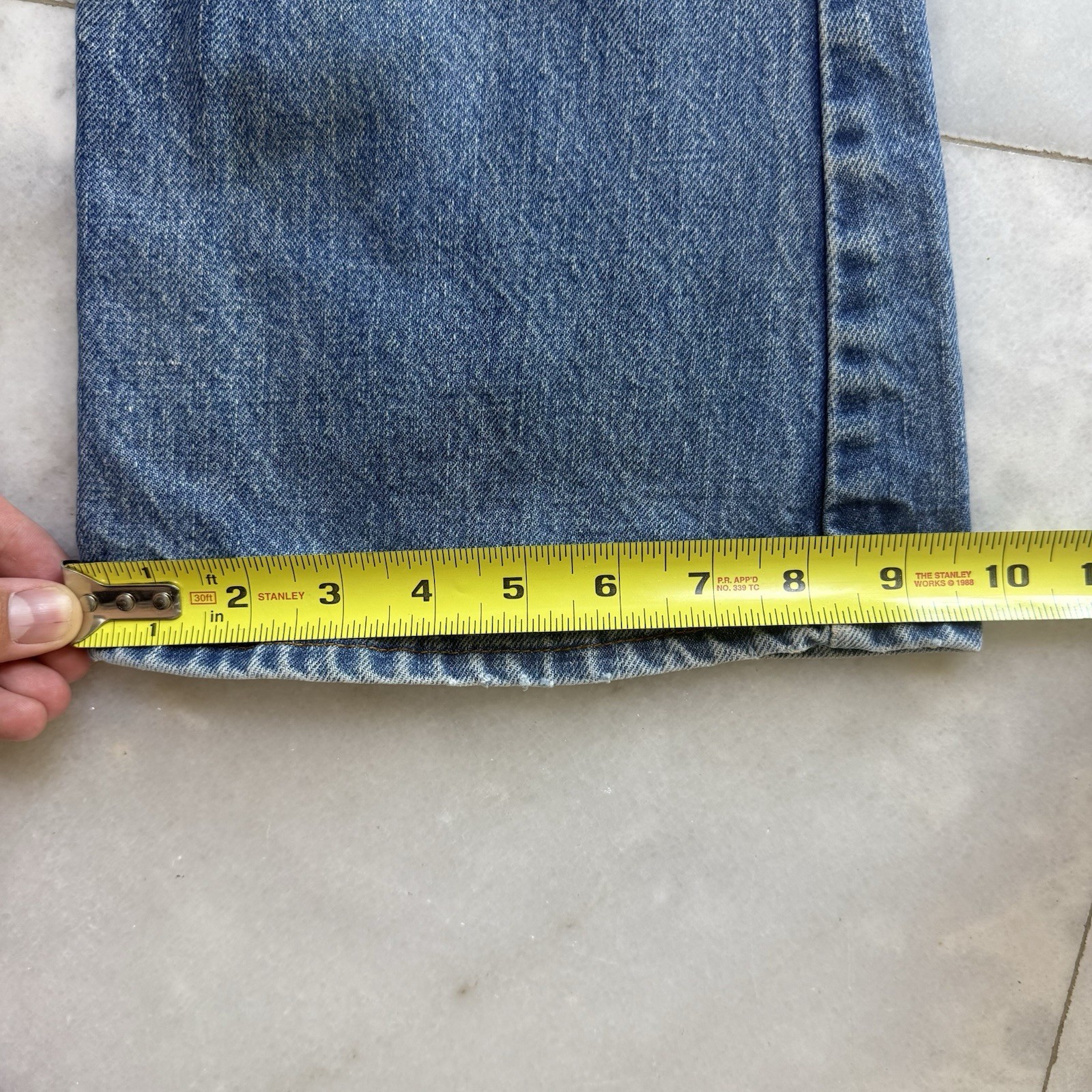 Vintage Levi’s Faded 70s Men’s Blue Denim Flared Jeans Medium Wash USA Made