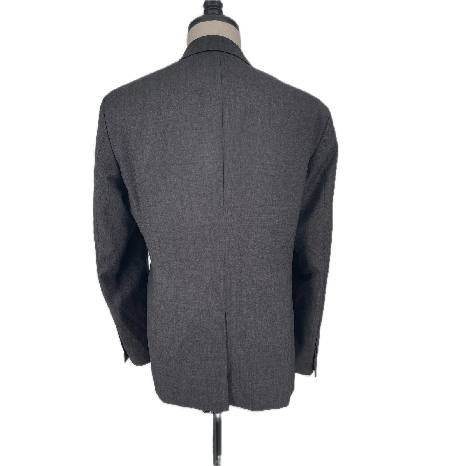 Hugo Boss 42R Jam75/Sharp3 Sport Coat Dark Gray 100% Wool Two Button Vented