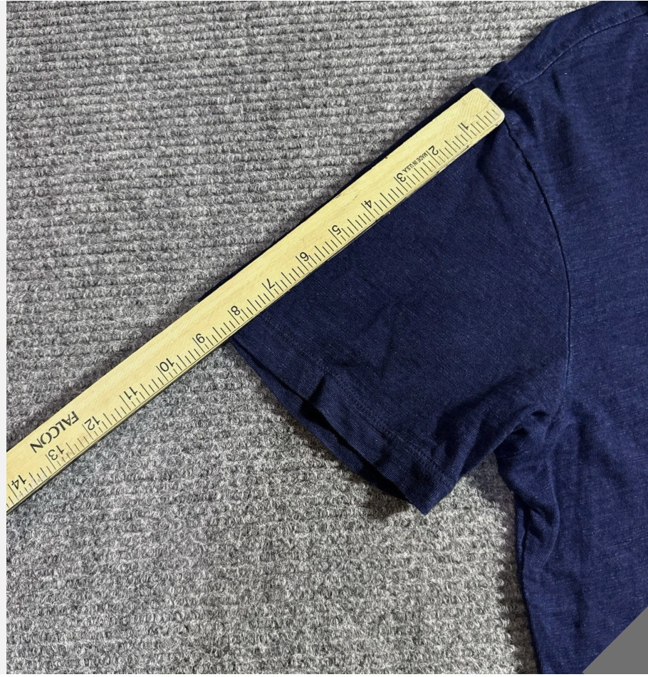 Todd Snyder Heather Indigo Polo Medium