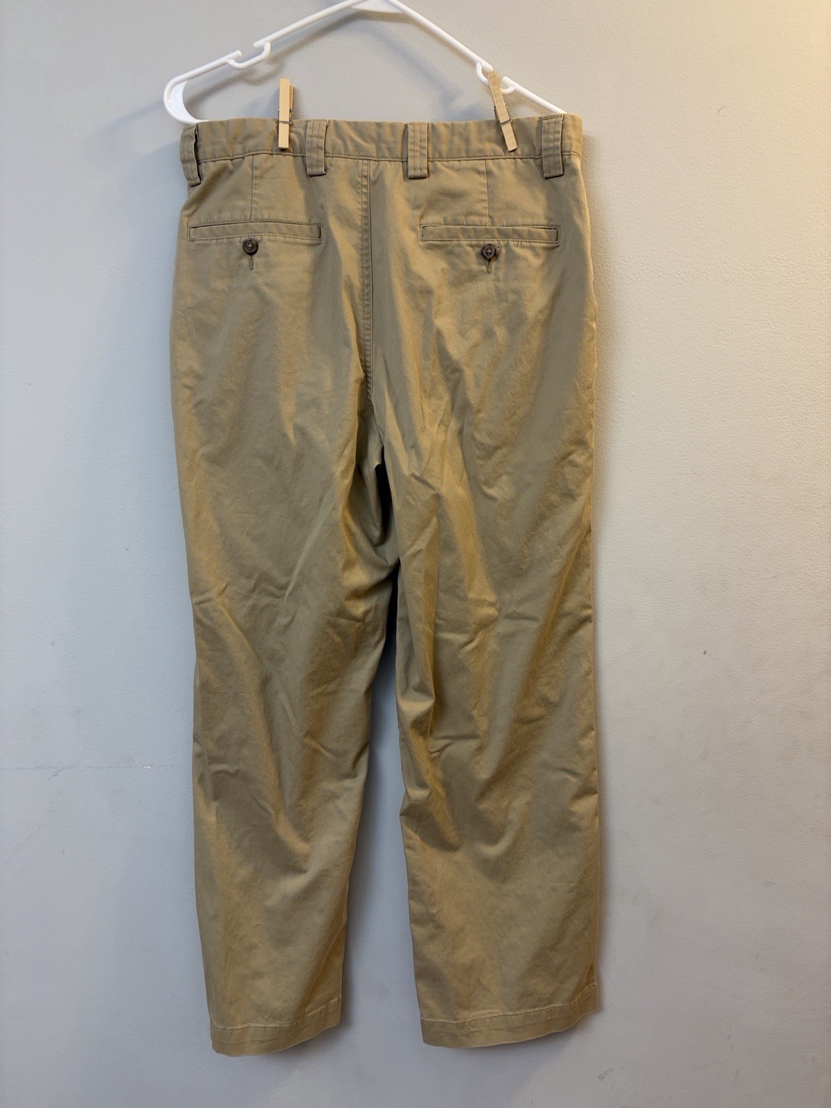 Perry Ellis Men’s Khaki Chinos Pants Tan Casual Workwear Slacks Size 32/30
