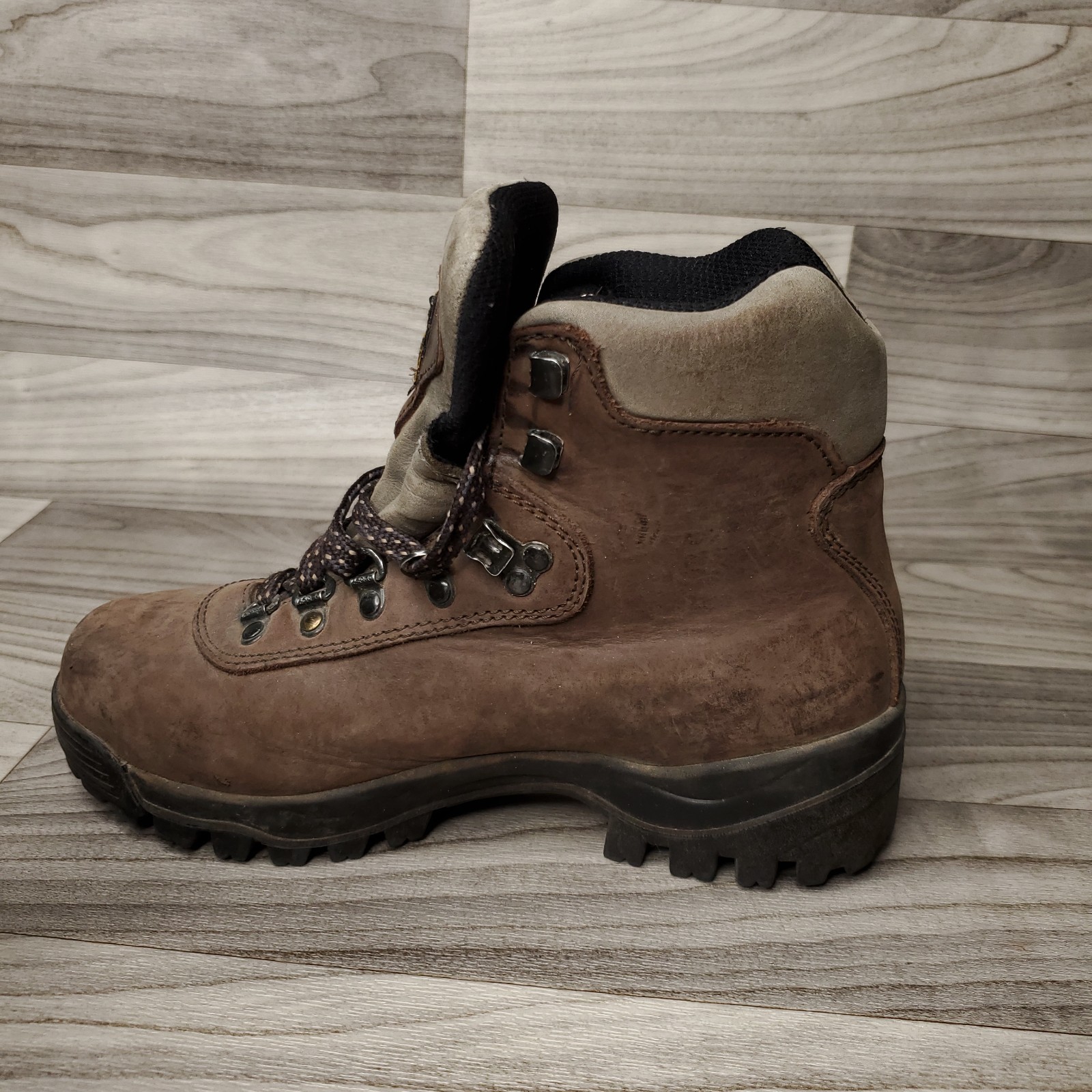 Asolo AFX 535 Hiking Backpacking Boots Nubuck Leather Vibram Sole Women’s Size 7