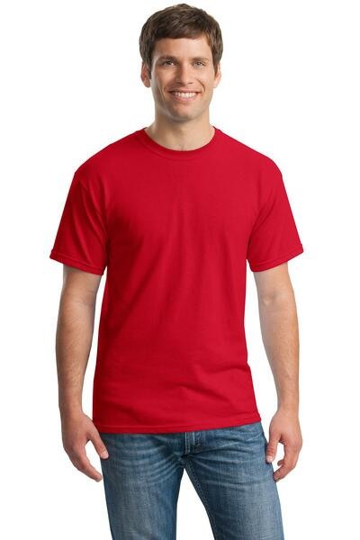 Red T-Shirt Gildan G500 Men’s Large Short Sleeve Cotton Tee