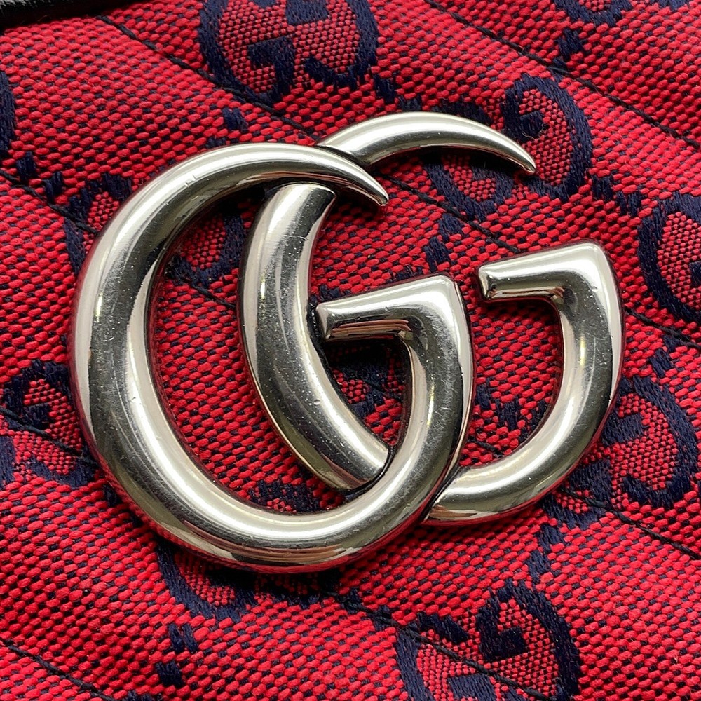 GUCCI GG Marmont Shoulder Bag GG Canvas Multicolor 447632