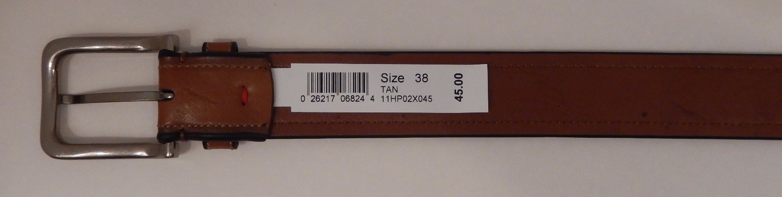 GENUINE TOMMY HILFIGER LIGHT BROWN TAN MEN’S BELT SIZES: 32 34 36 38 40 42 $45