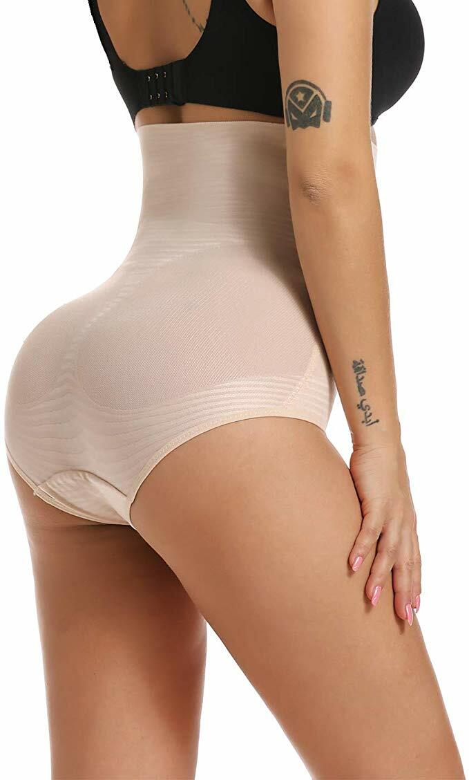 Shaperin Slimming High Waist Body Shaper Tummy Tuck instantly Control Panty US